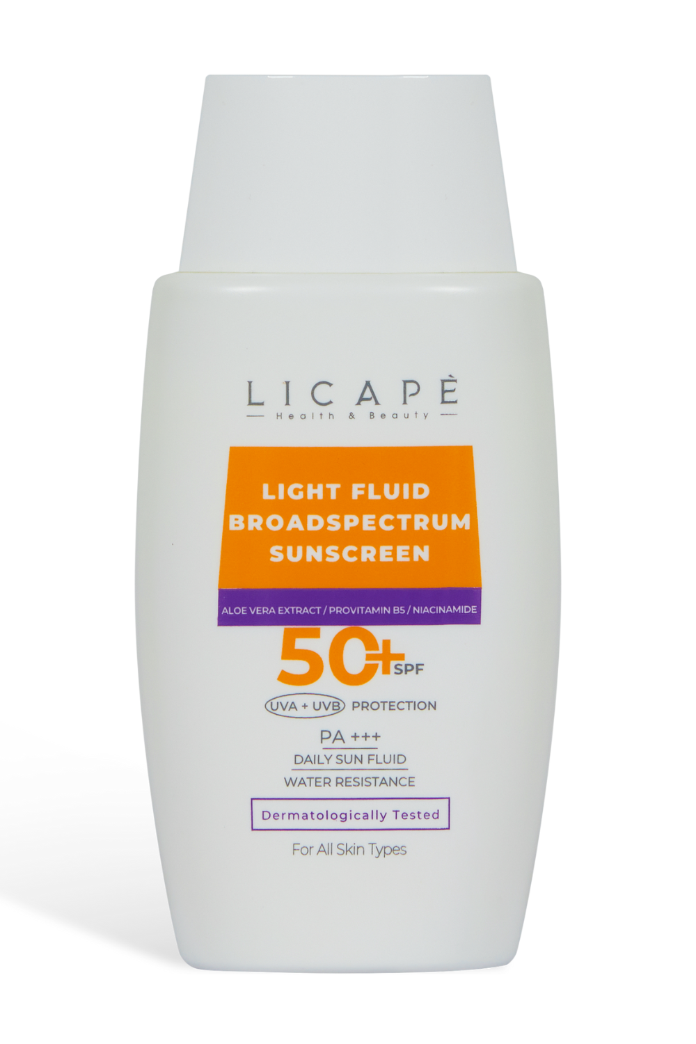 Licape-Yüksek Koruma Suya Dayanıklı Tüm Cilt Tiplerine Uygun 50 Faktör Likit Güneş Kremi 50 Ml-Güneş Koruyucu-1-milagron.live