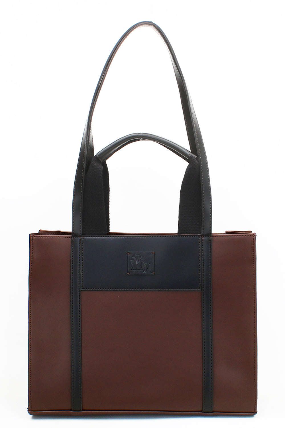 Brown Leather Tote Bag - 0