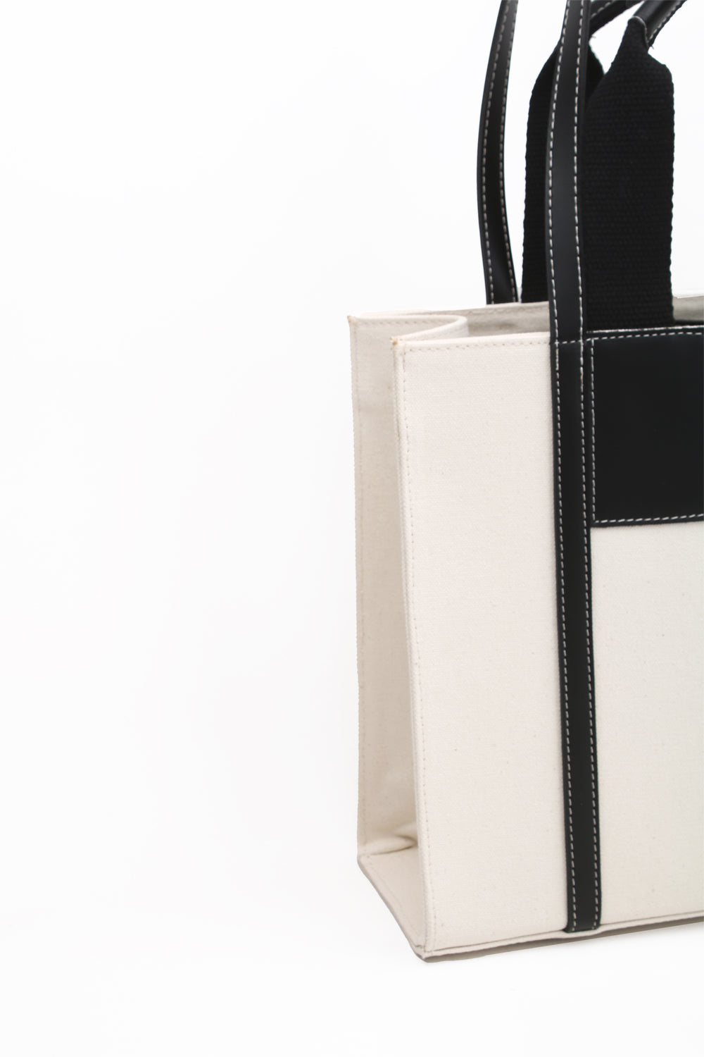 Ecru Canvas Tote Bag - 4