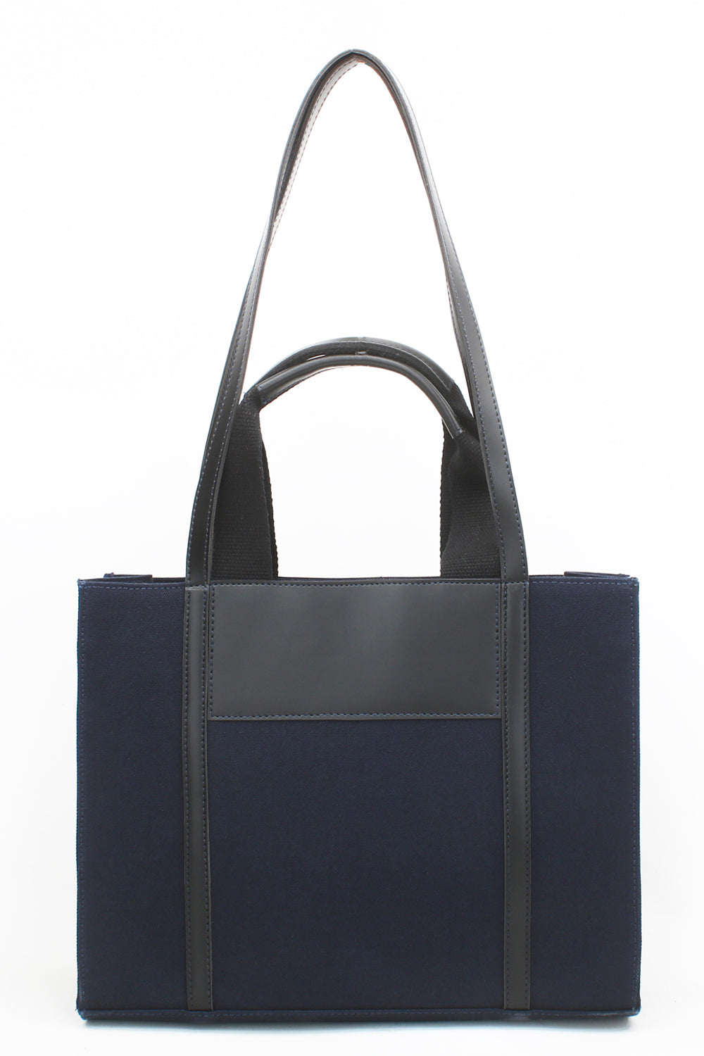 Navy Canvas Tote Bag - 5