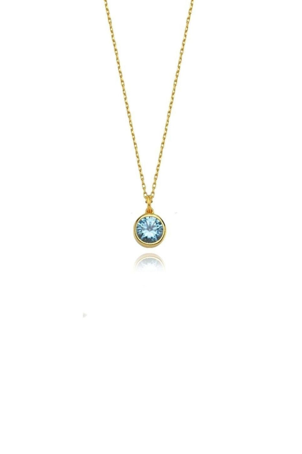 Linya Jewellery-Cosmic Zincirli Burç Kolye Gök Mavisi-Kolye-1-milagron.live