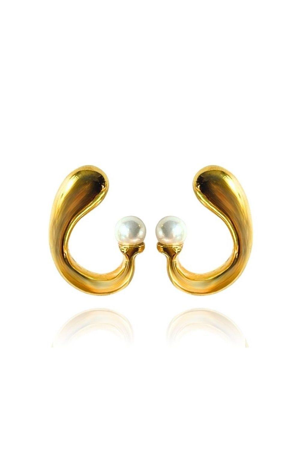 Linya Jewellery-Meya Spiral Halka Küpe-Küpe-1-milagron.live