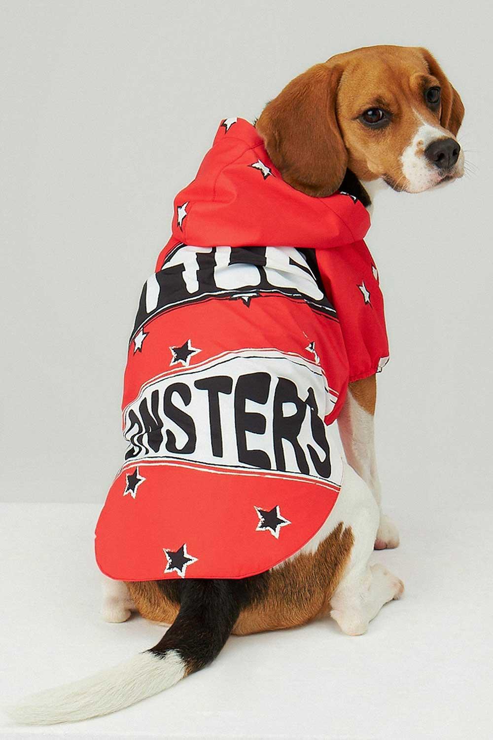 Little Monsters-Red LM Yağmurluk-Köpek-4-milagron.live