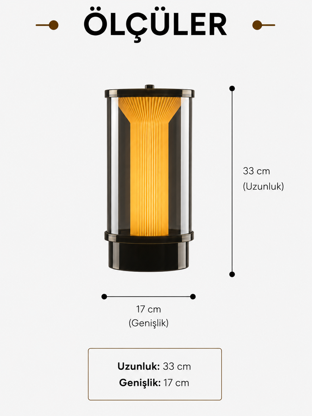 Lumiana-Raleigh Füme Masa Lambası-Masa Lambası-3-milagron.live