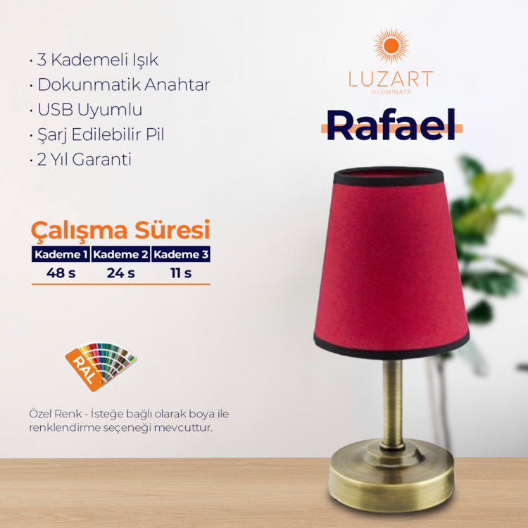Rafael (Manyetik Şarj Kasetli)