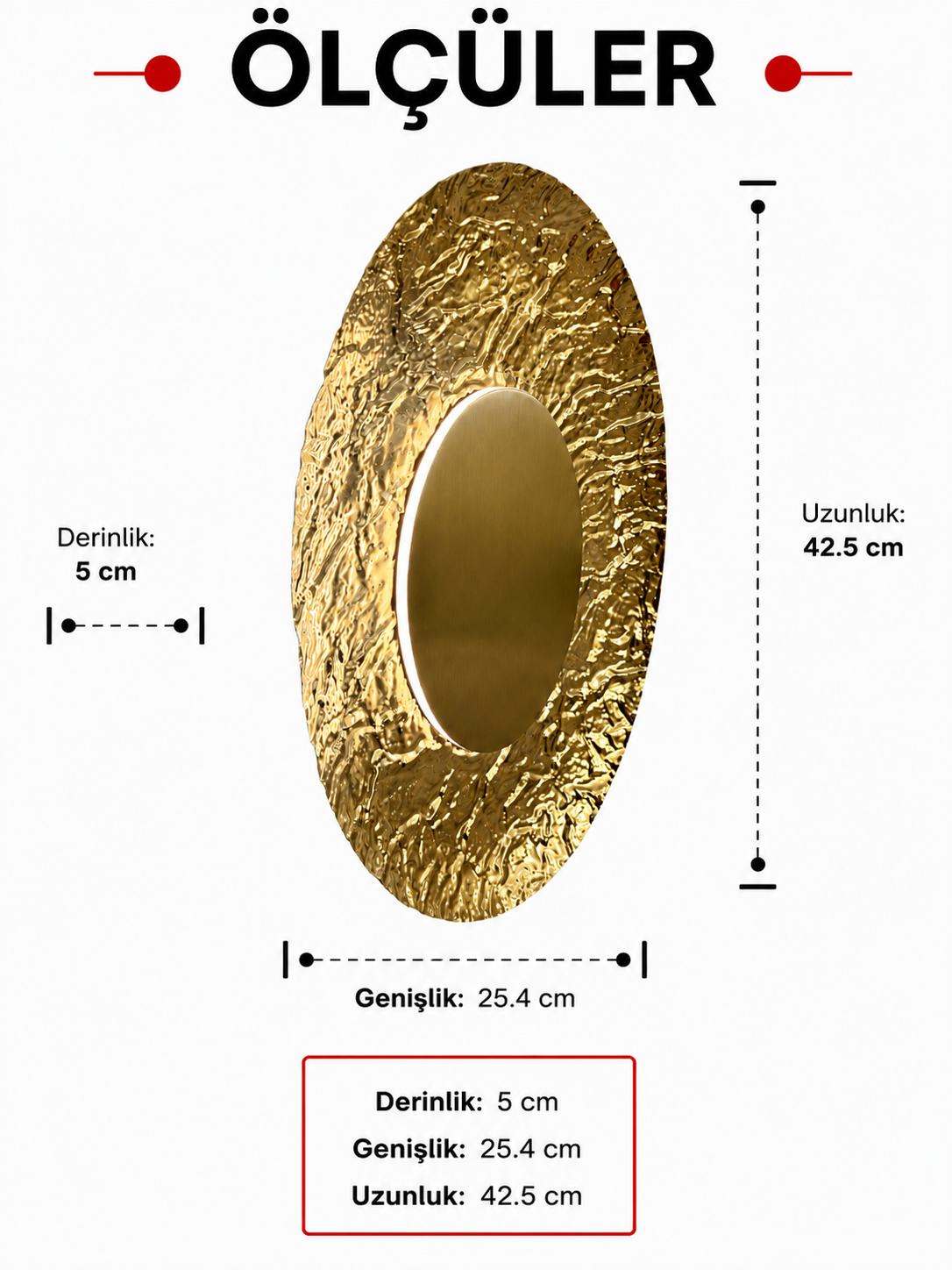 Lumiana-Lyra Aplik — Gold Dekoratif Duvar Aydınlatması-Aplik-4-milagron.live