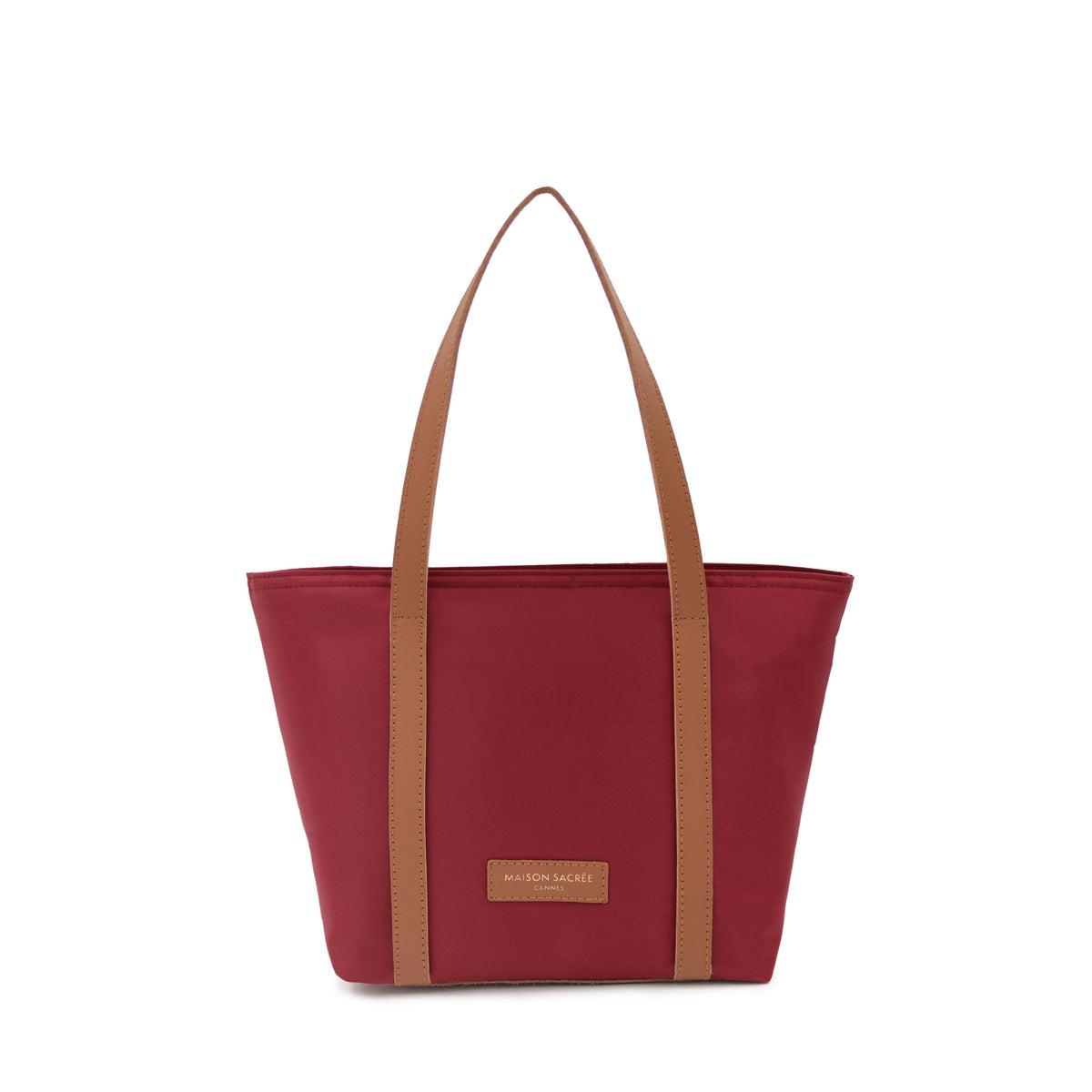 Maison Sacrée-Croisette Urban Burgundy Mini Shoulder Bag-Handbag-1-milagron.live