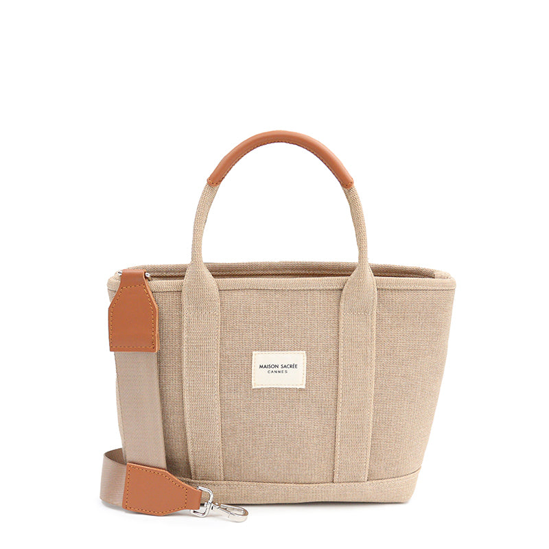 Maison Sacrée-Miramar Brown Mini Shoulder Bag-Omuz Çantası-1-milagron.live