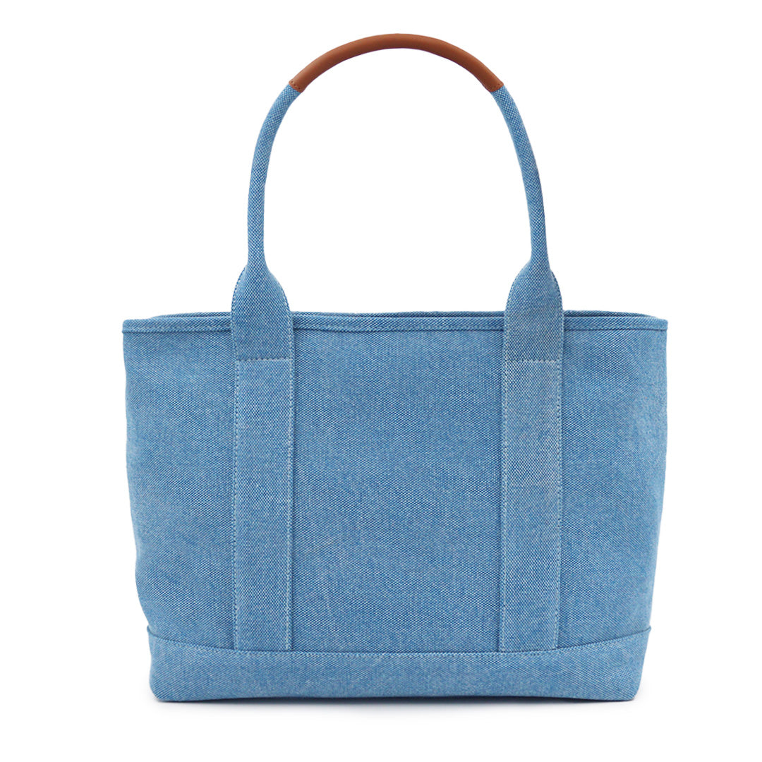Maison Sacrée-Miramar Denim Large Shoulder Bag-Miramar-3-milagron.live