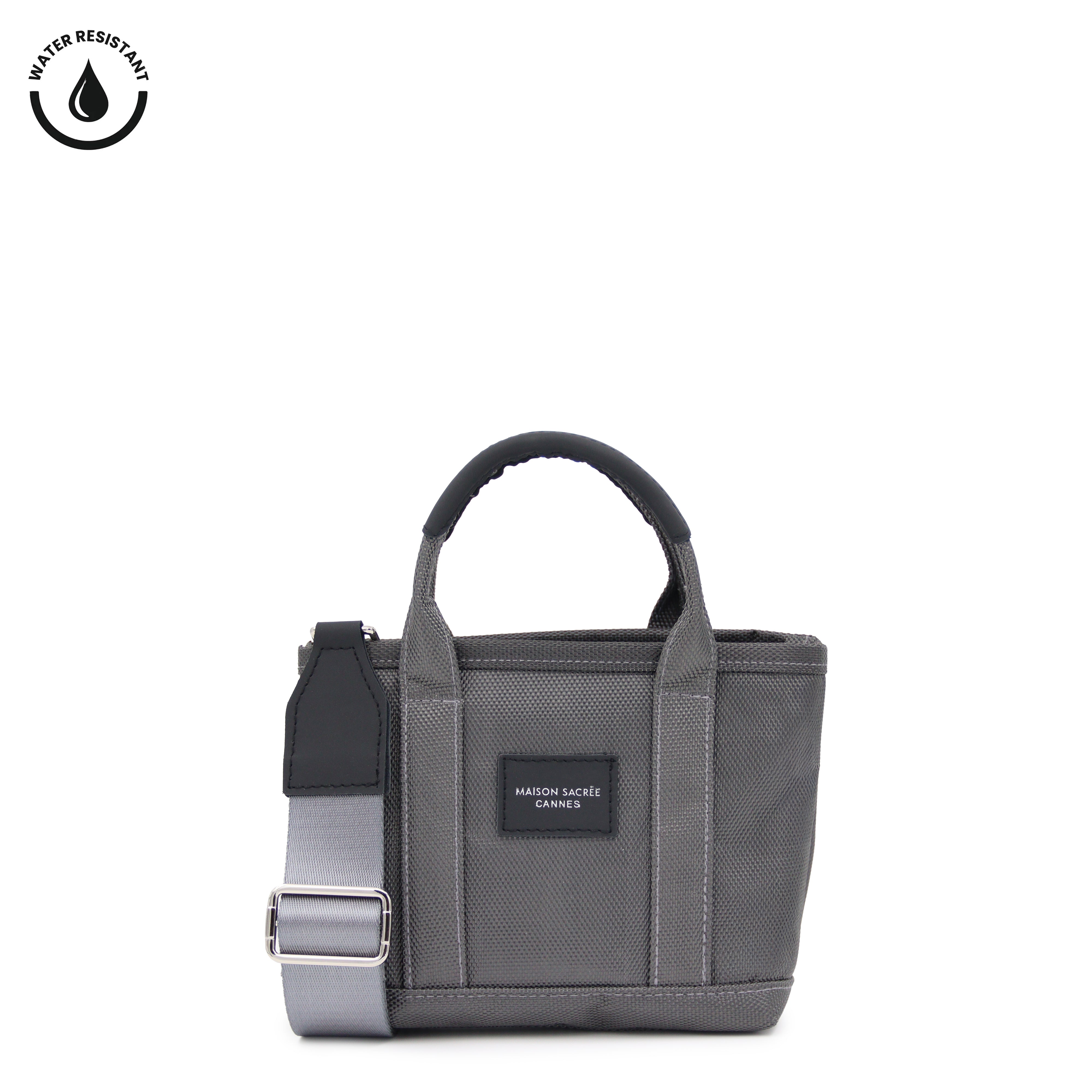 Maison Sacrée-Miramar Winter Grey Extra Mini Shoulder Bag-Miramar-1-milagron.live