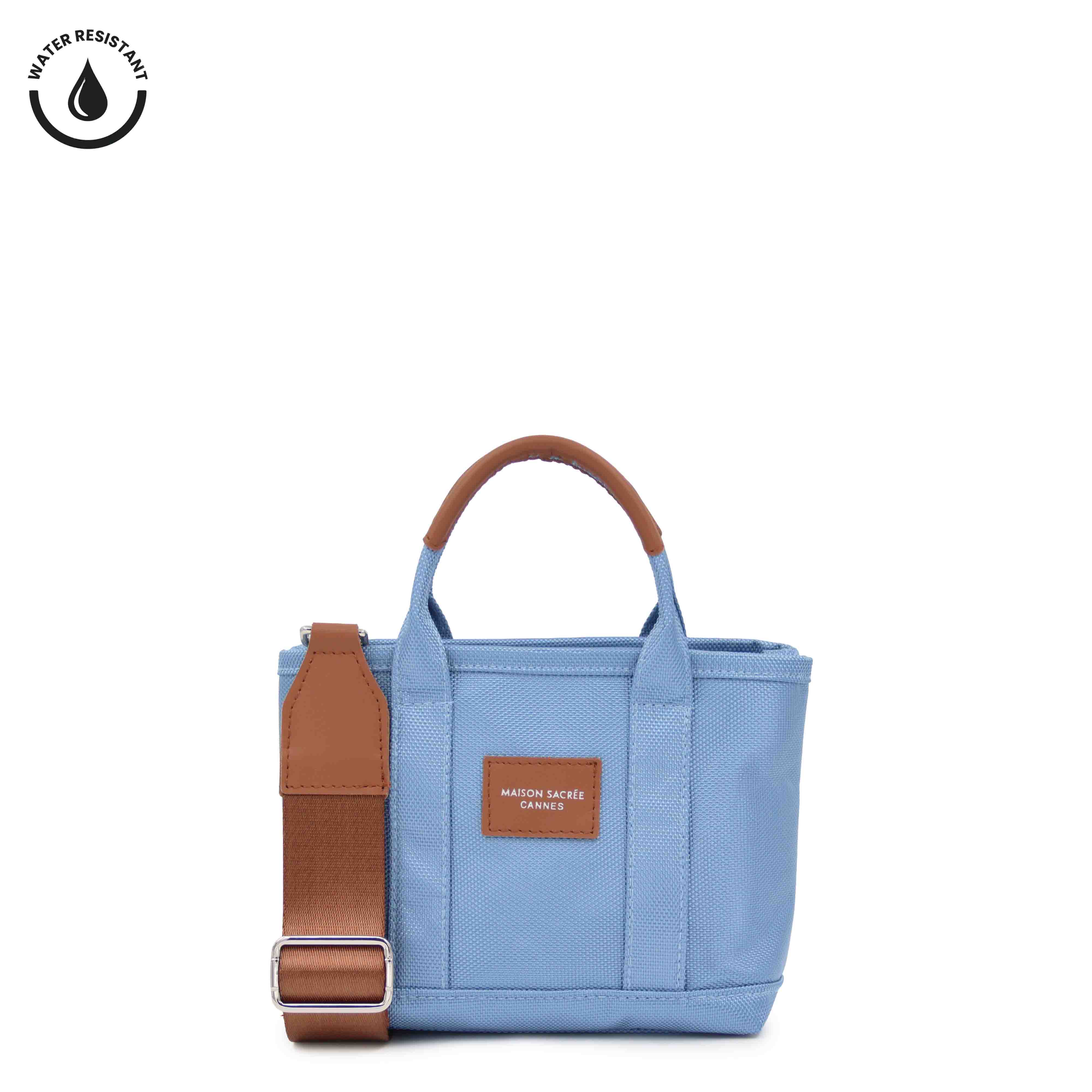 Maison Sacrée-Miramar Winter Light Blue Extra Mini Shoulder Bag-Miramar-1-milagron.live