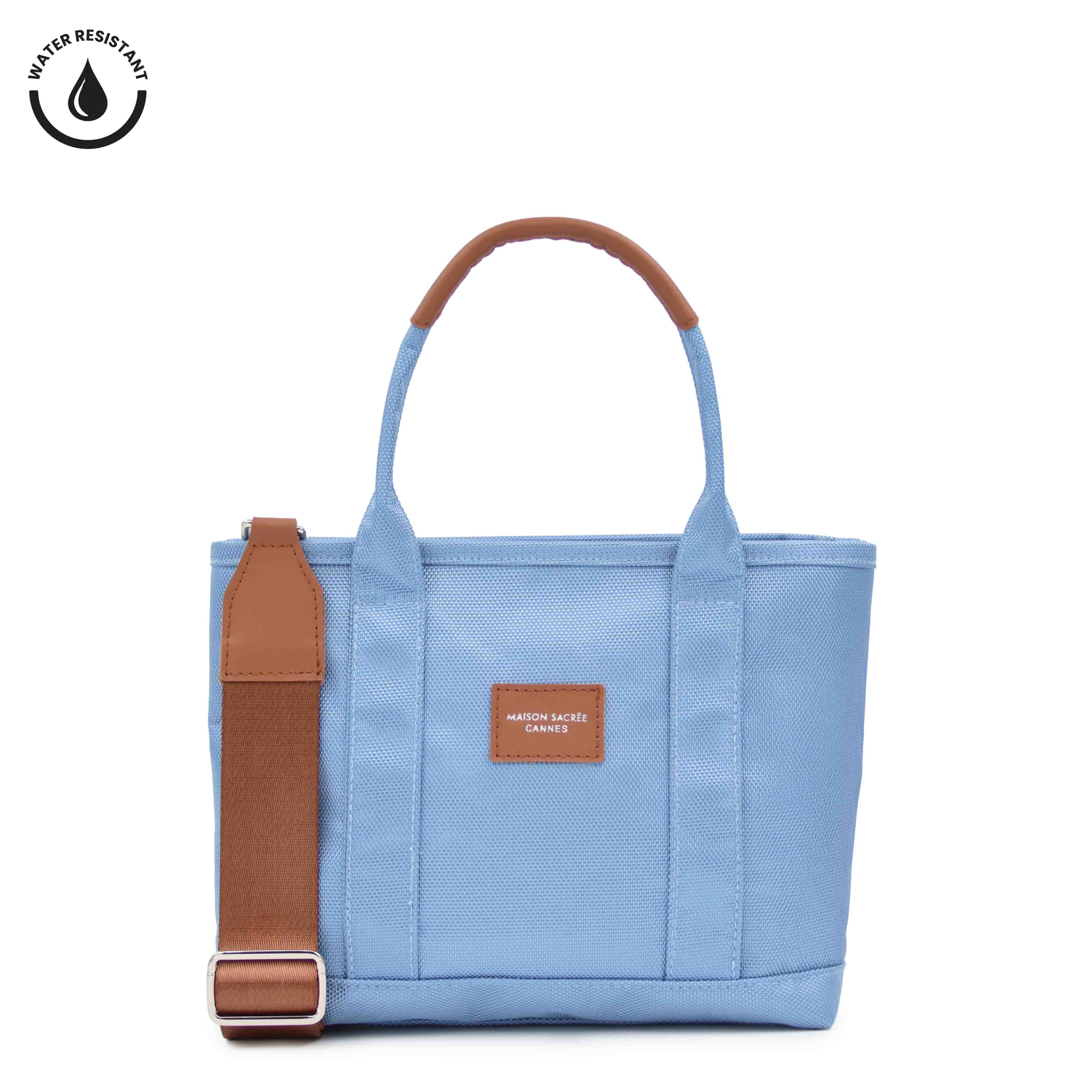 Maison Sacrée-Miramar Winter Light Blue Mini Shoulder Bag-Miramar-1-milagron.live