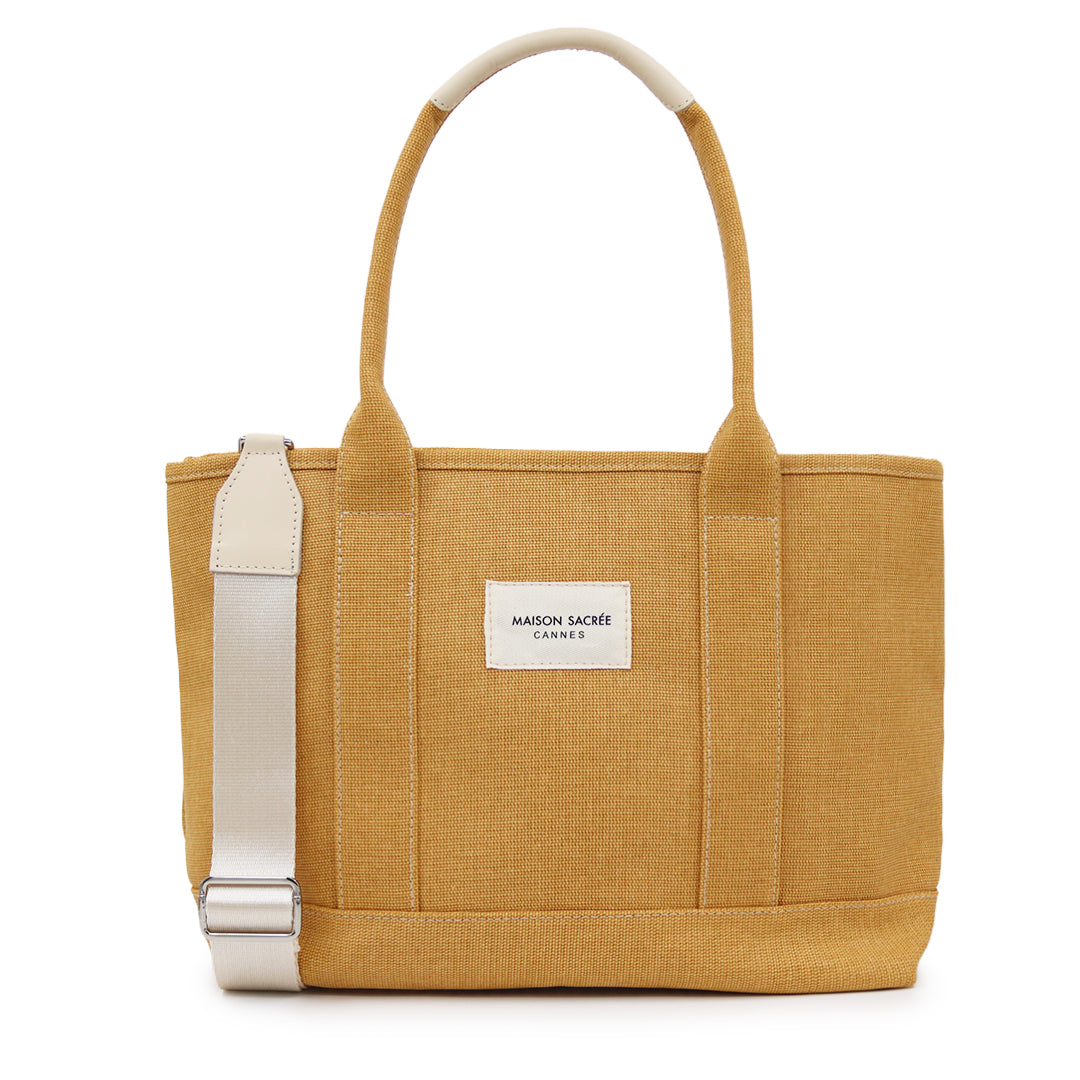 Maison Sacrée-Miramar Yellow Large Shoulder Bag-Miramar-1-milagron.live