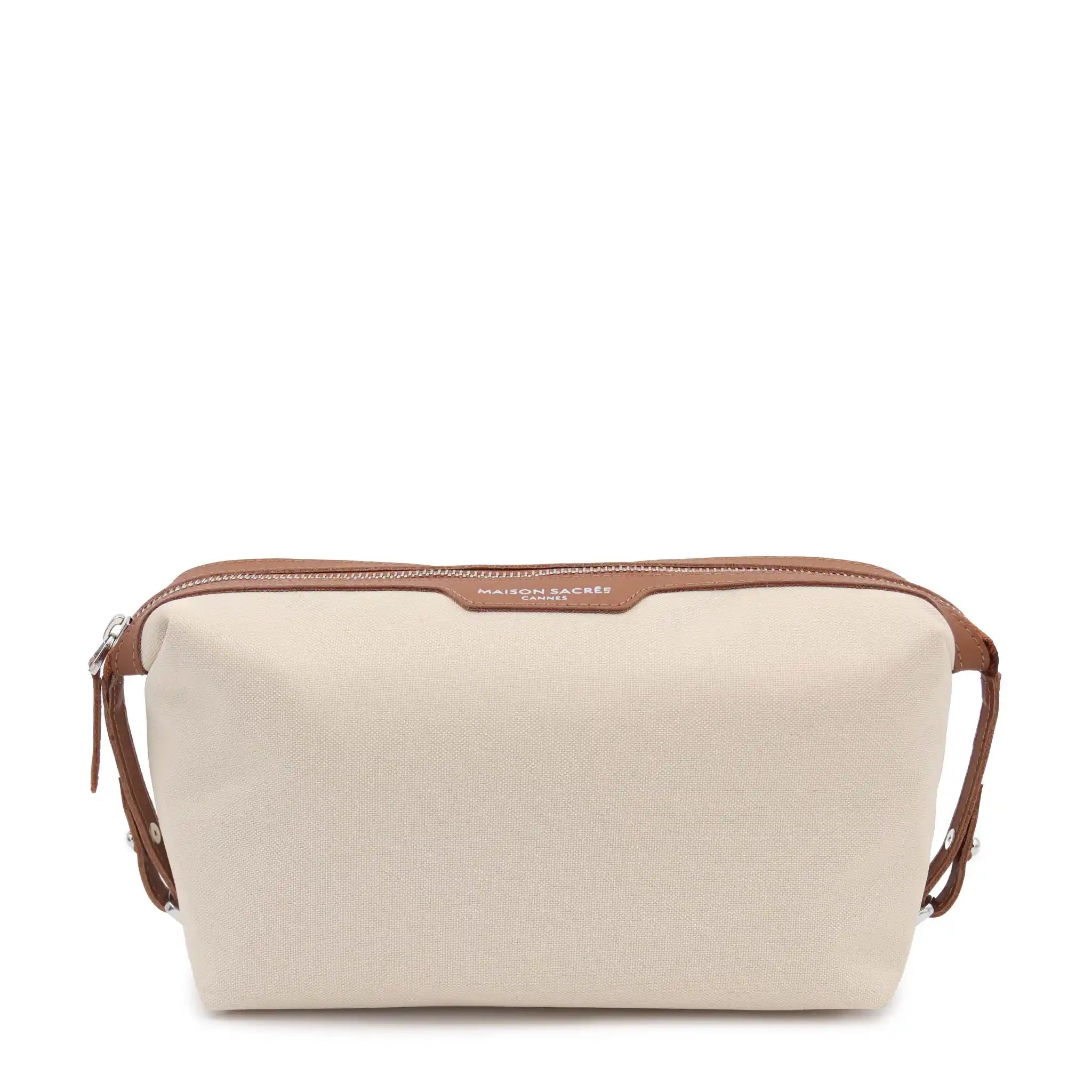 Maison Sacrée-Venti Beige Daily Pouch-El Çantası-1-milagron.live