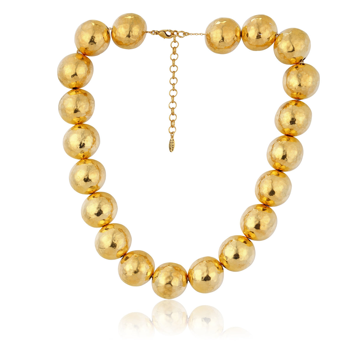 Maison Soula-Moon Ball Necklace Large Size Balls-Necklace-1-milagron.live