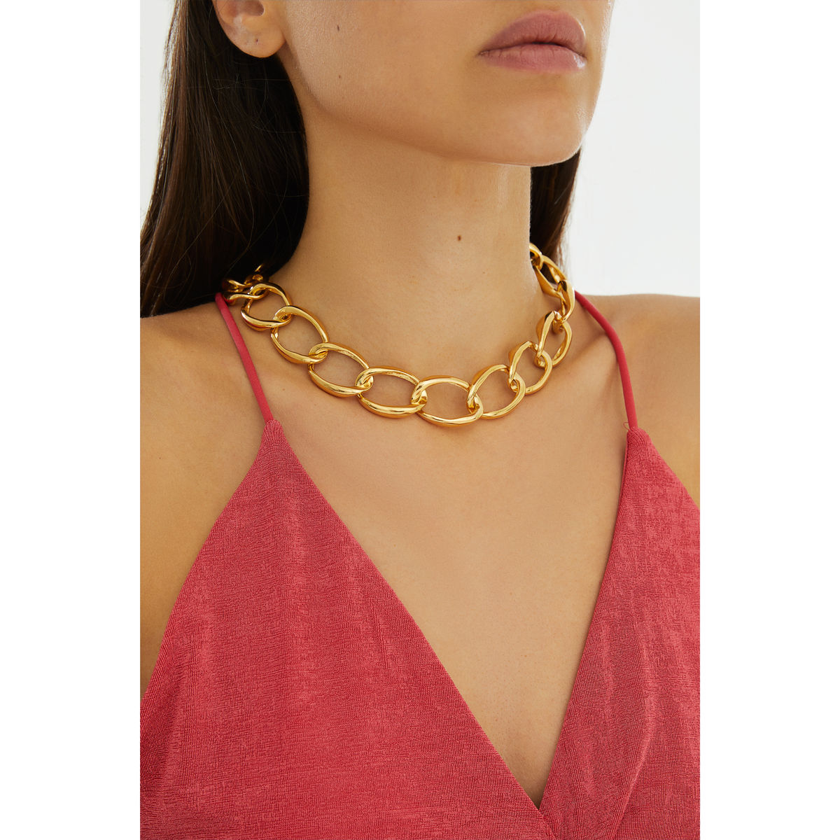 Maison Soula-Nyx Chain Necklace Thin Chains-Necklace-2-milagron.live