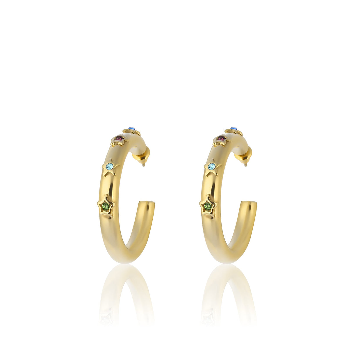 Maison Soula-Andromeda Hoop Earrings-Earrings-1-milagron.live