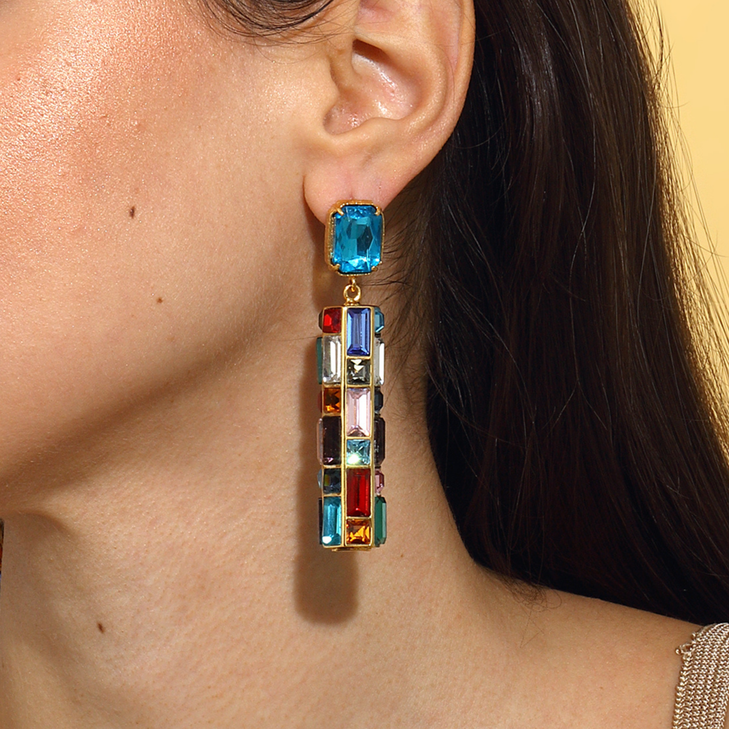 Maison Soula-Gloria Earrings Deep Blue-Earrings-6-milagron.live
