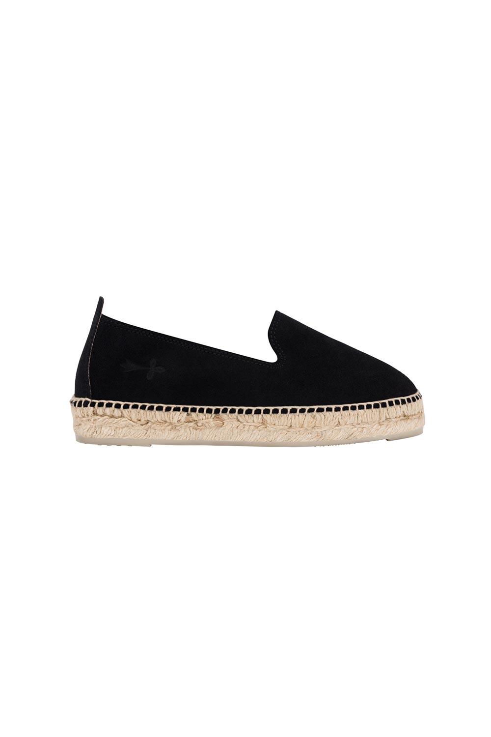 Manebi-Hamptons Espadrilles Black-Espadril-1-milagron.live