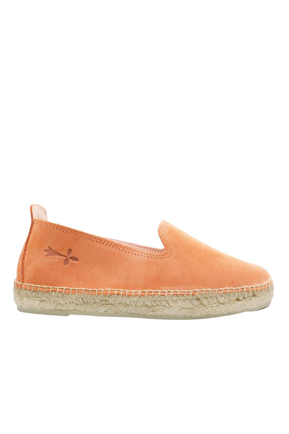 Manebi-Hamptons Espadrilles Suede Apricot-Espadril-1-milagron.live