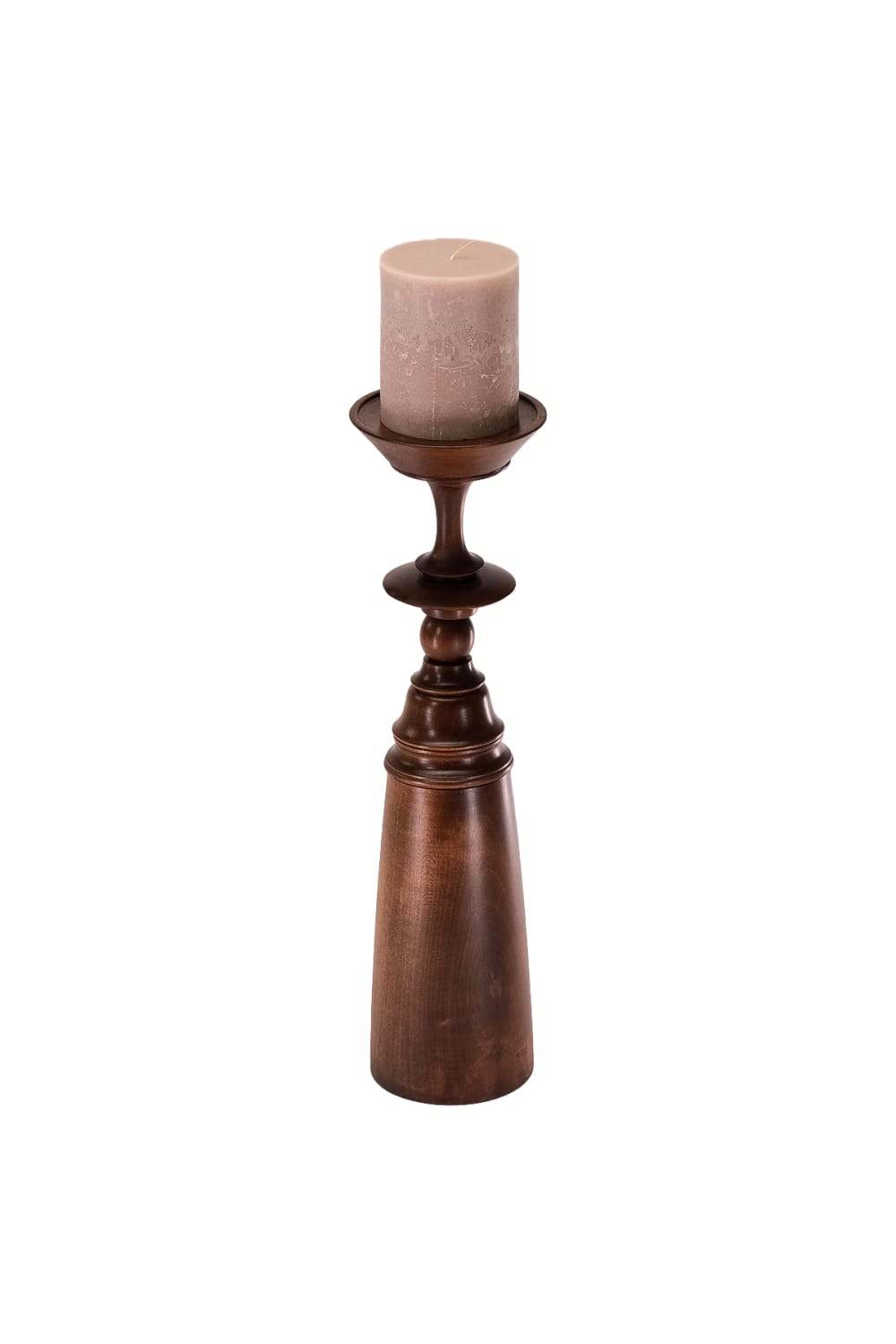 Massello Design-Vita Ahşap Sütun Mumluk-Mumluk & Şamdan-2-milagron.live