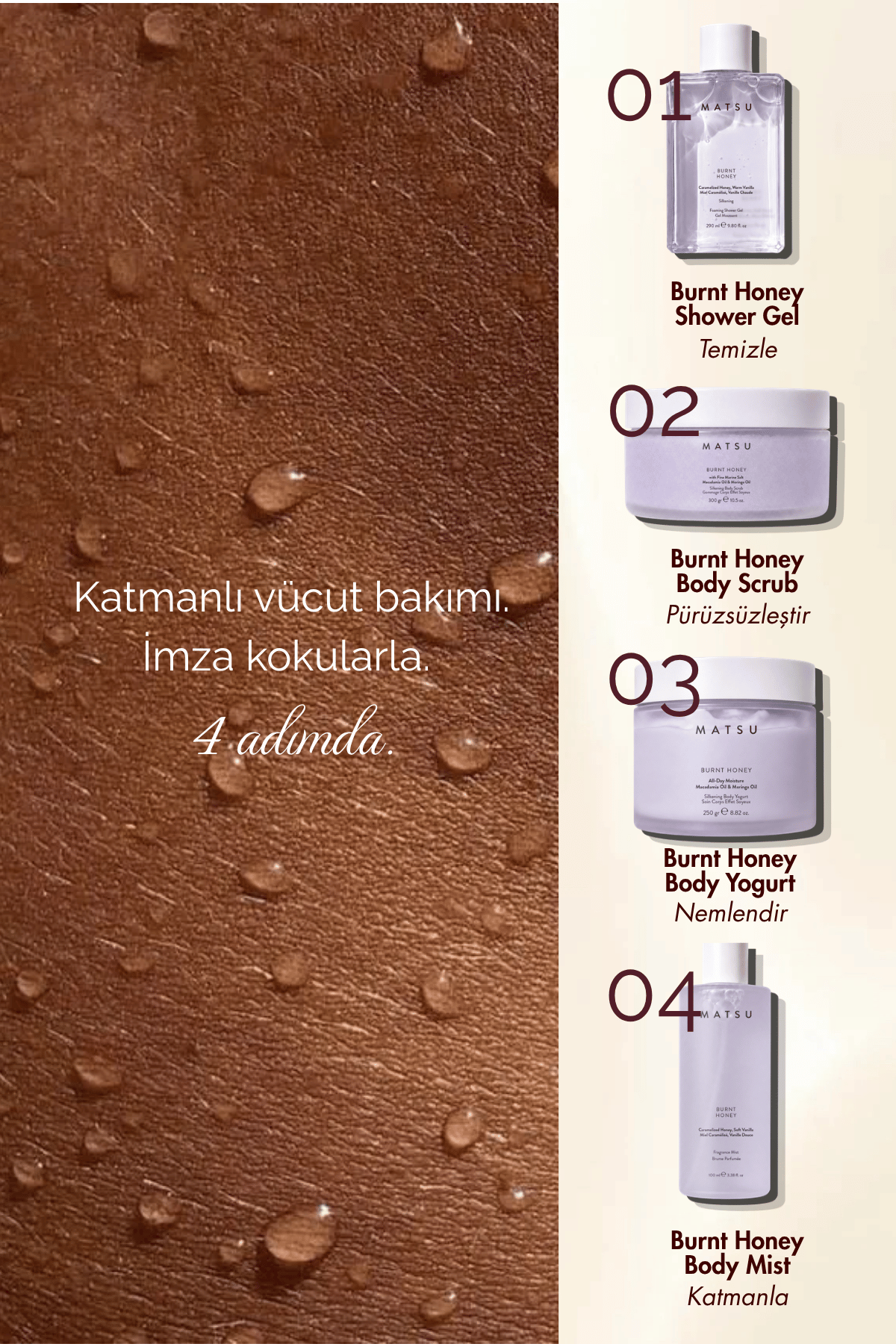 Burnt Honey Ballı Aromatik Duş Jeli