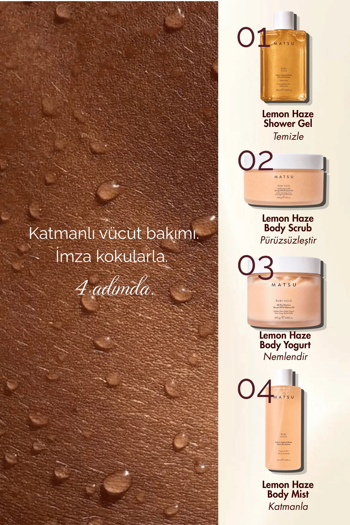 Ruby Gold Işıltı Veren Vücut Peelingi