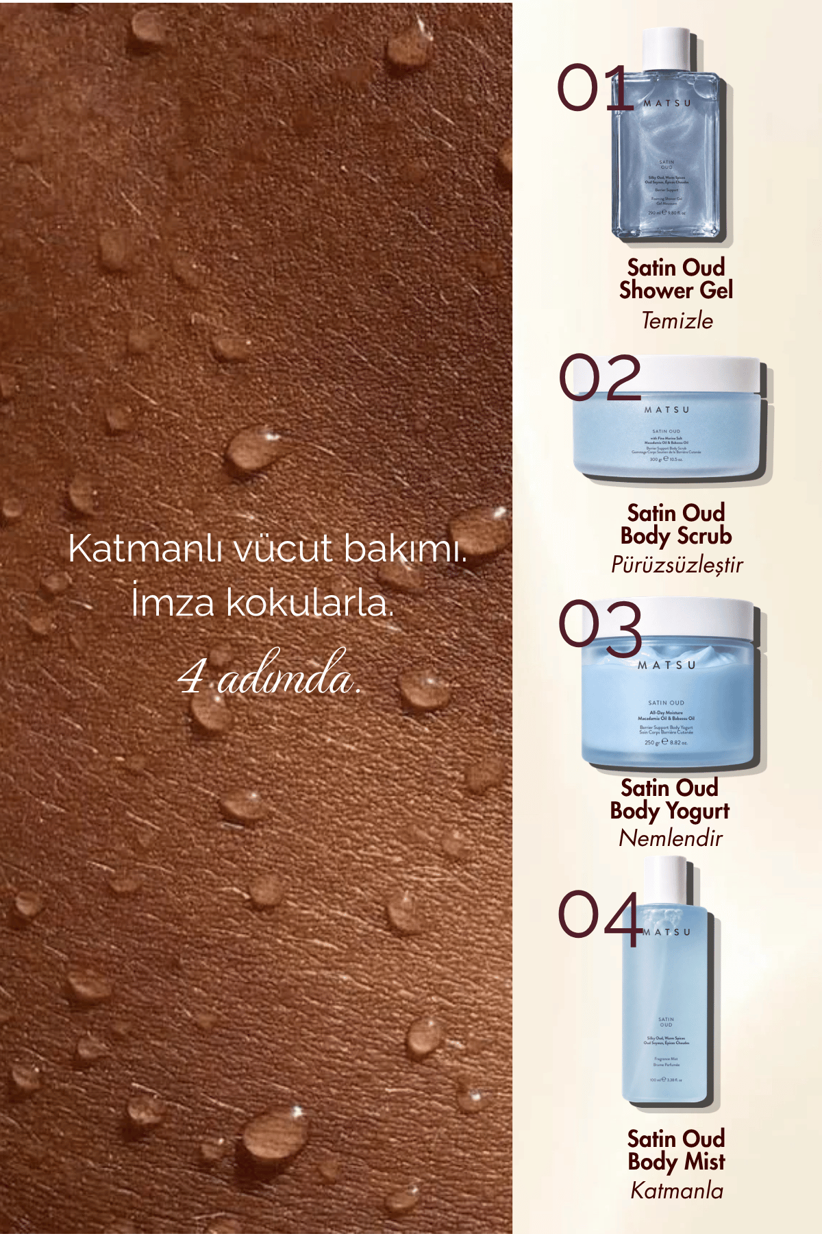 Satin Oud Bariyer Destekleyici Vücut Peelingi