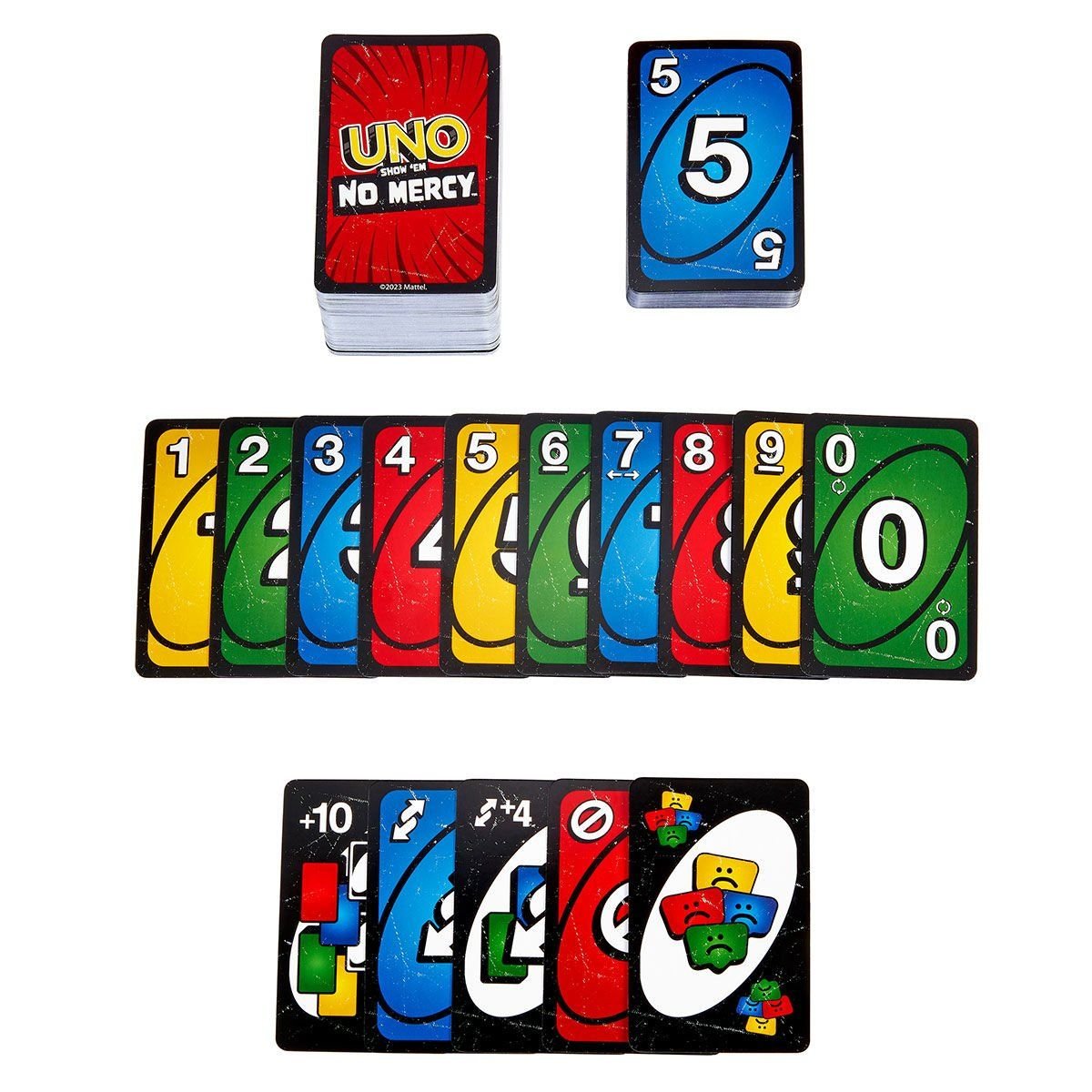 Mattel-Hwv18 Uno No Mercy Kartlar +7 Yaş-Kutu Oyunları-2-milagron.live