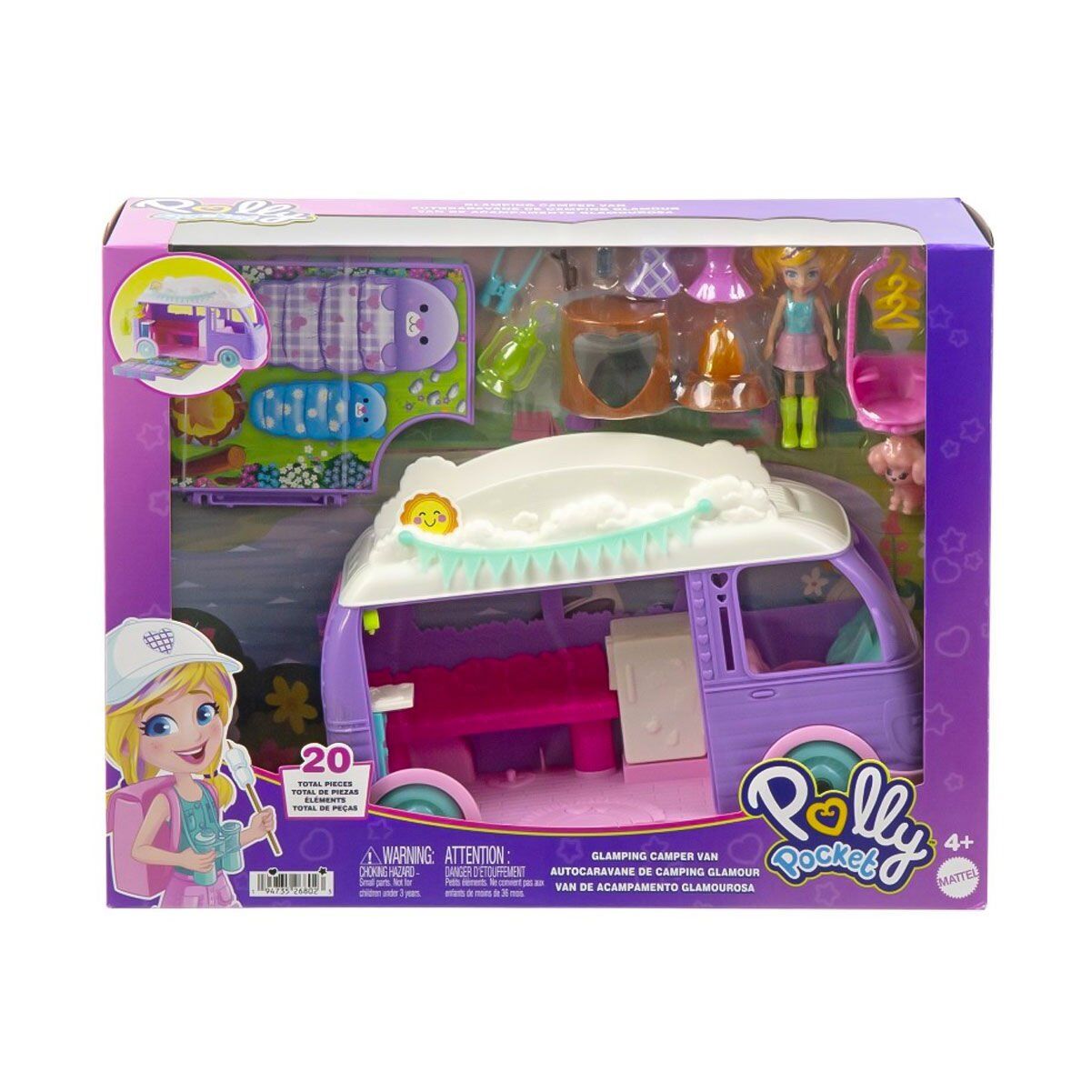 Jcc32 Polly Pocket Eğlenceli Karavan Oyun Seti
