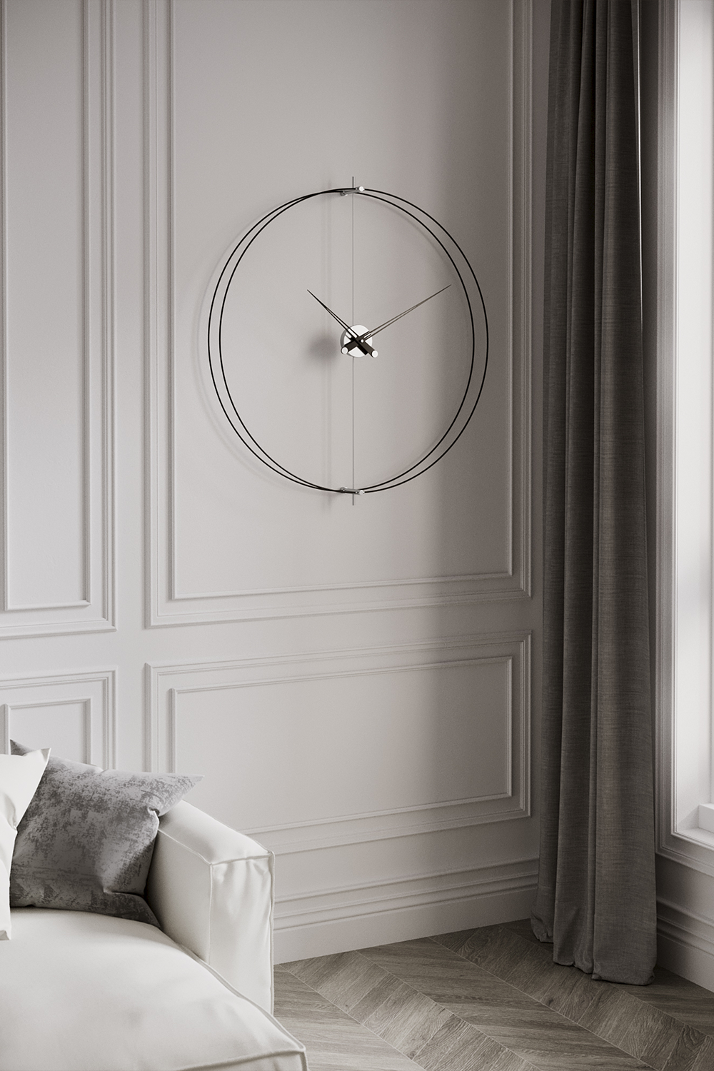 Mclocks-Mclocks Timeless Simple 90 Dekoratif duvar saati-Duvar Saati-1-milagron.live
