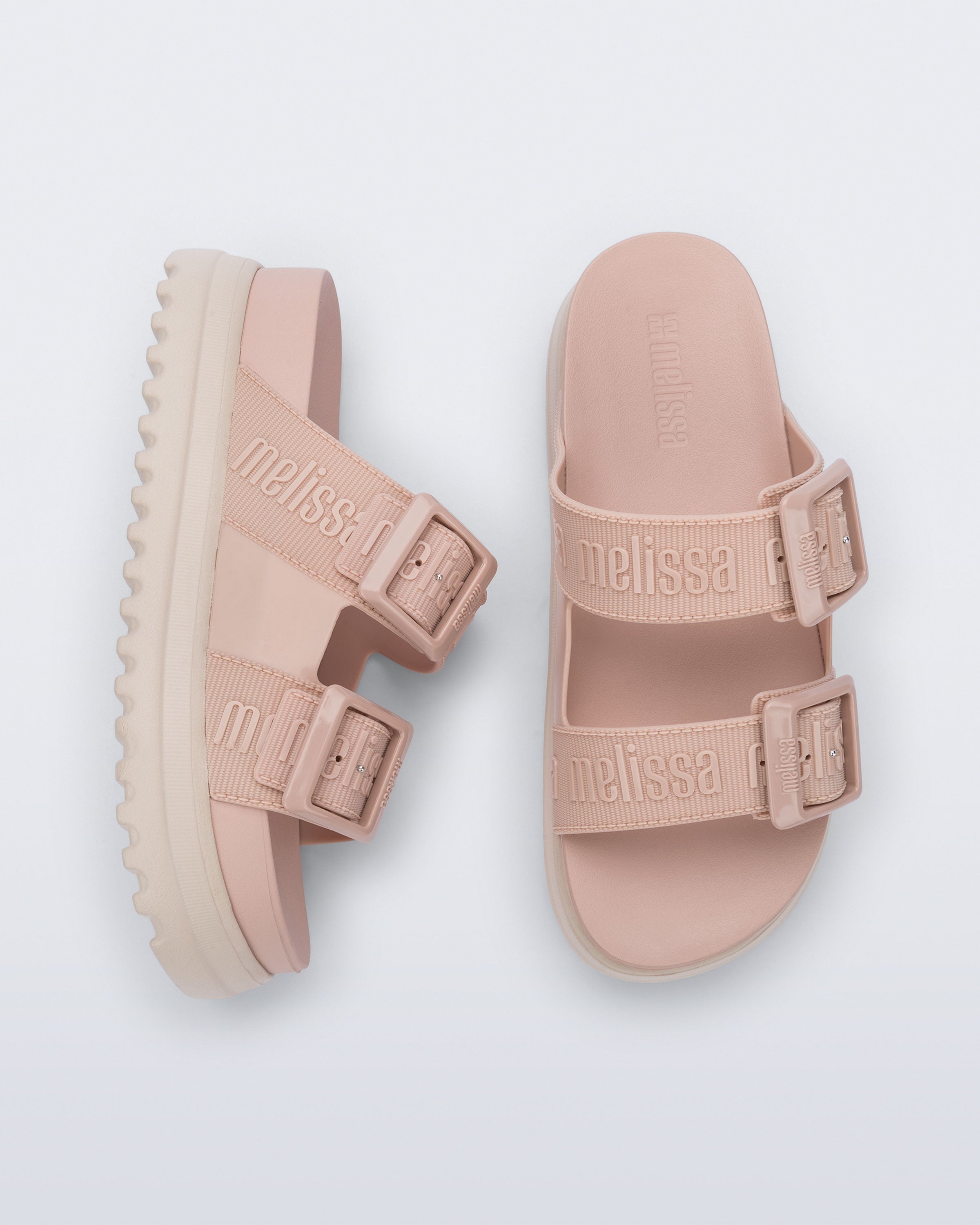 Melissa-Cozy M Lover Platform Kalın Tabanlı Tokalı Terlik-Sandalet & Terlik-1-milagron.live