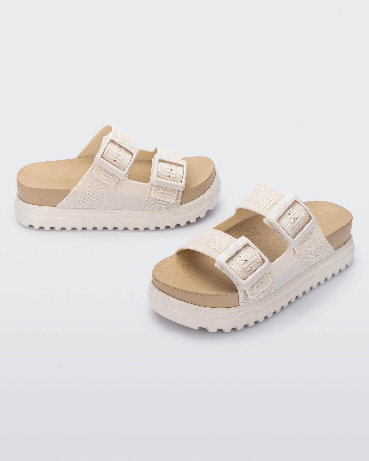 Melissa-Cozy M Lover Platform Kalın Tabanlı Tokalı Terlik-Sandalet & Terlik-2-milagron.live