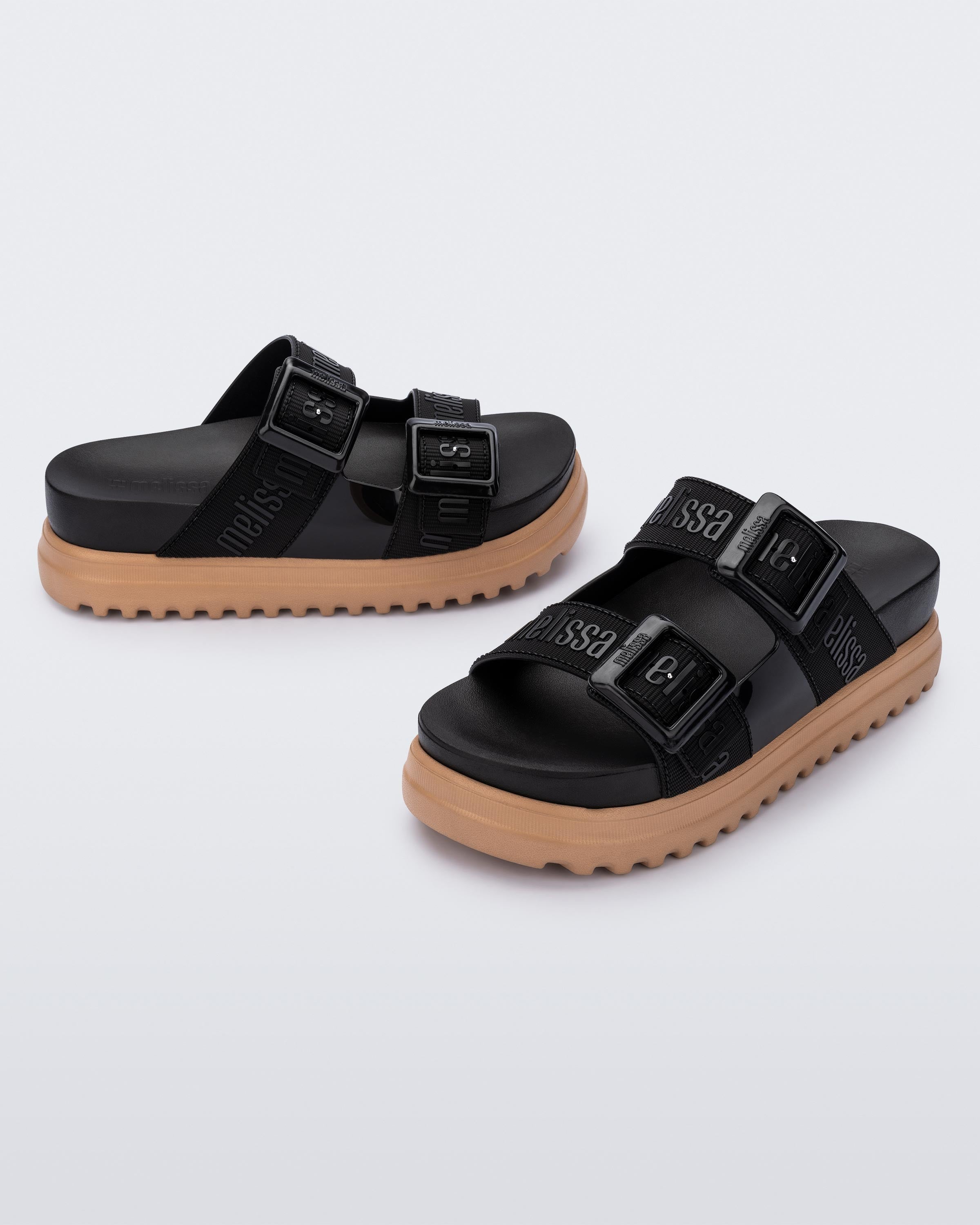 Melissa-Cozy M Lover Platform Kalın Tabanlı Tokalı Terlik-Sandalet & Terlik-3-milagron.live
