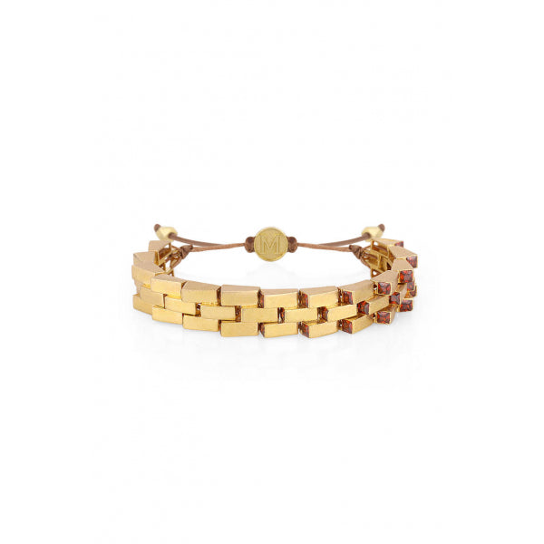 Melon-Melon Gold Red Baget Bileklik-Bileklik-1-milagron.live
