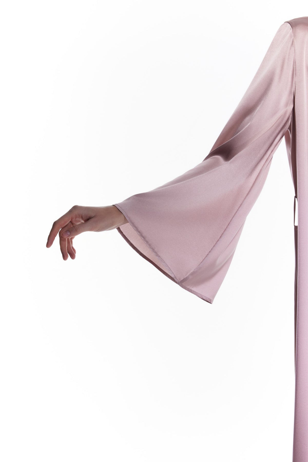 Dian Silk Robe Blush