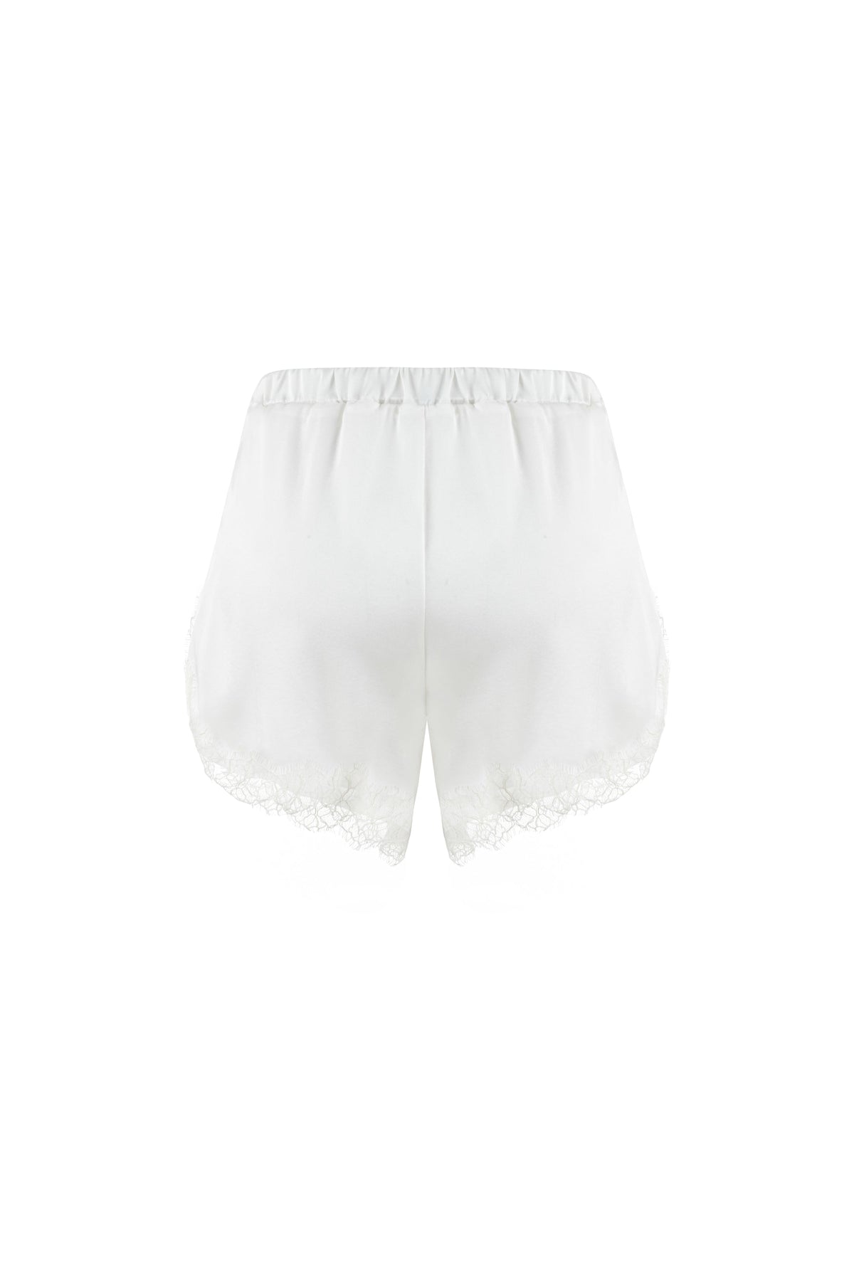 Egeria Silk Top & Shorts White