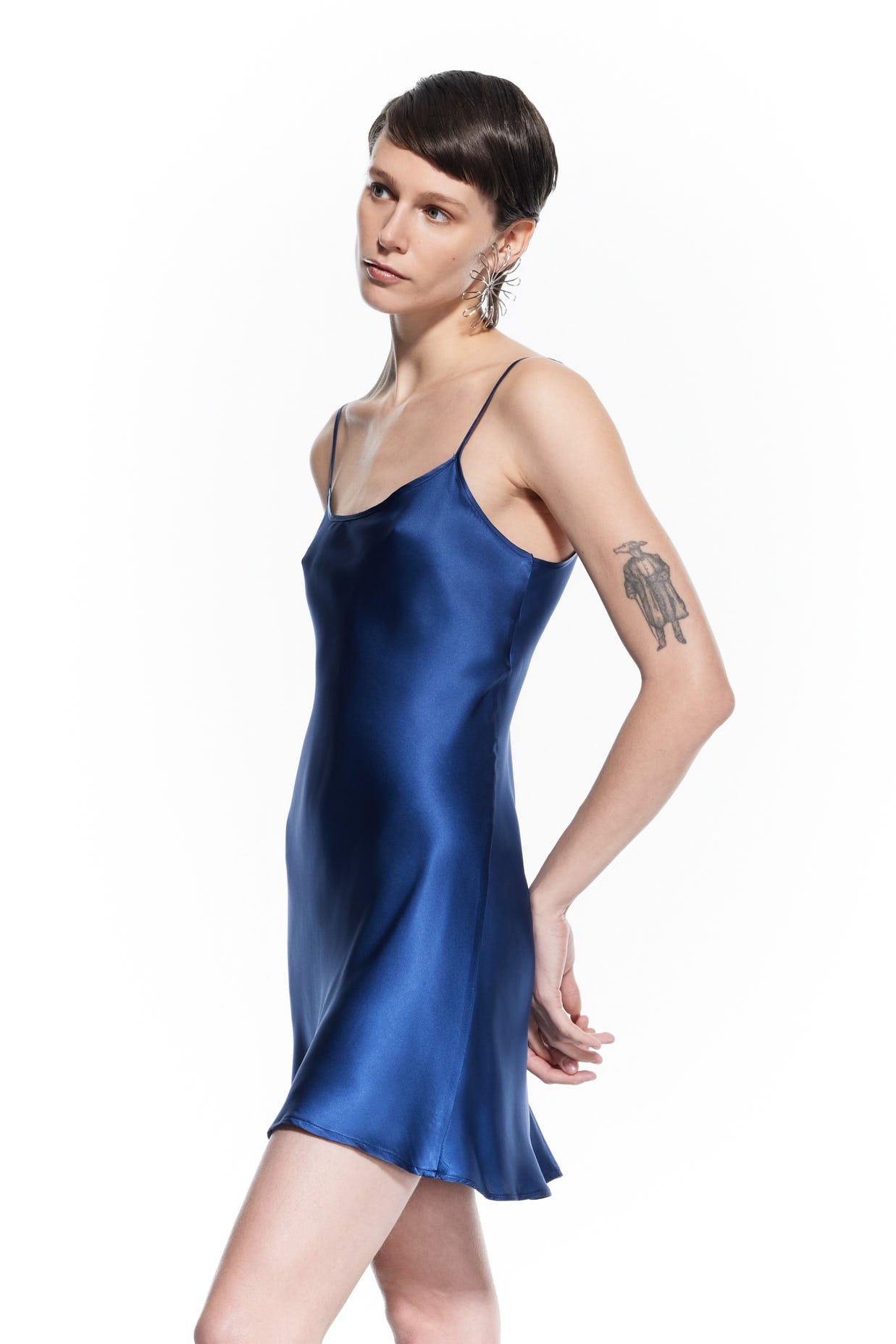 Mers Silk-Lyra Silk Nightdress-11-milagron.live