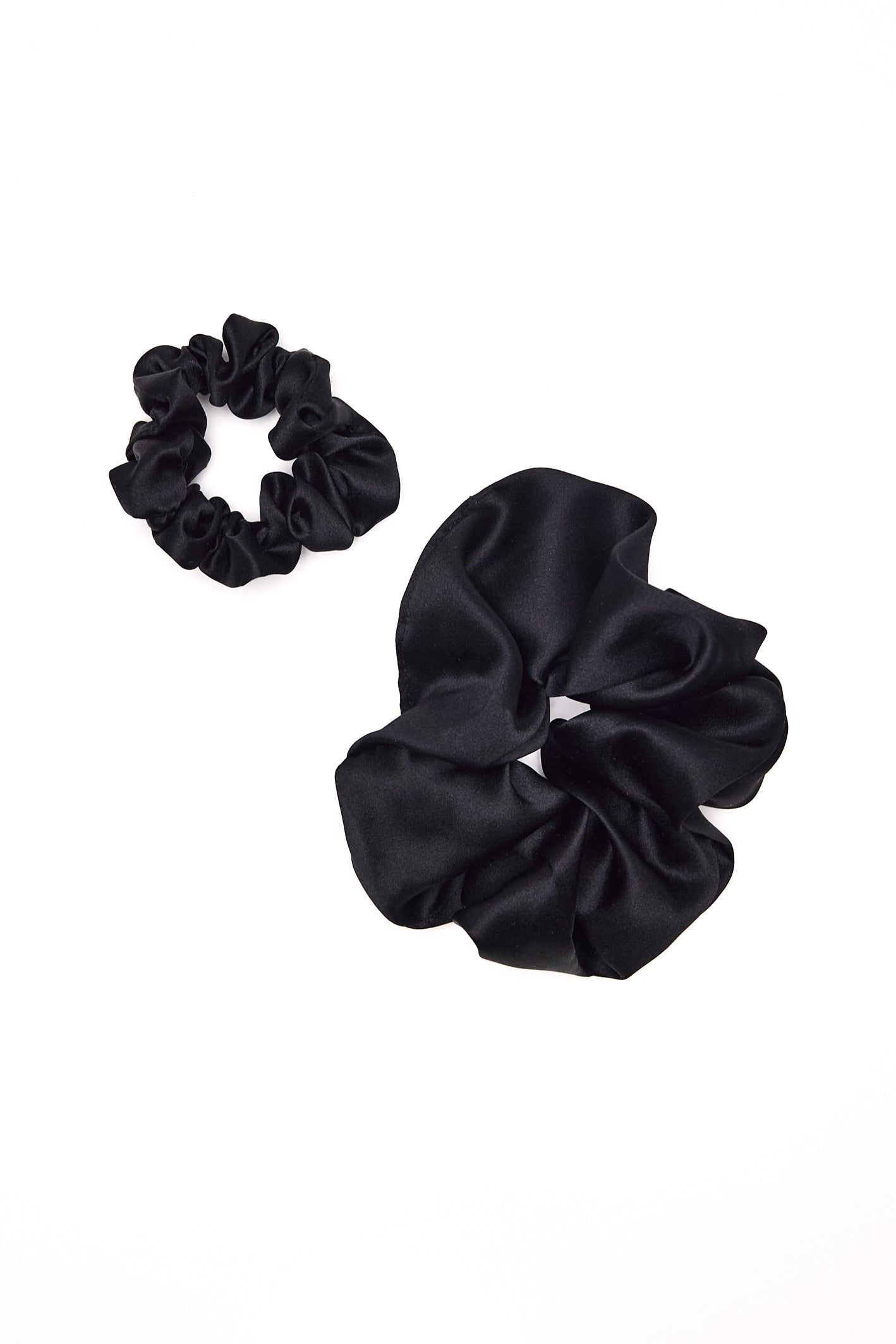 Mers Silk-Pure Silk Scrunchie Set-2-milagron.live