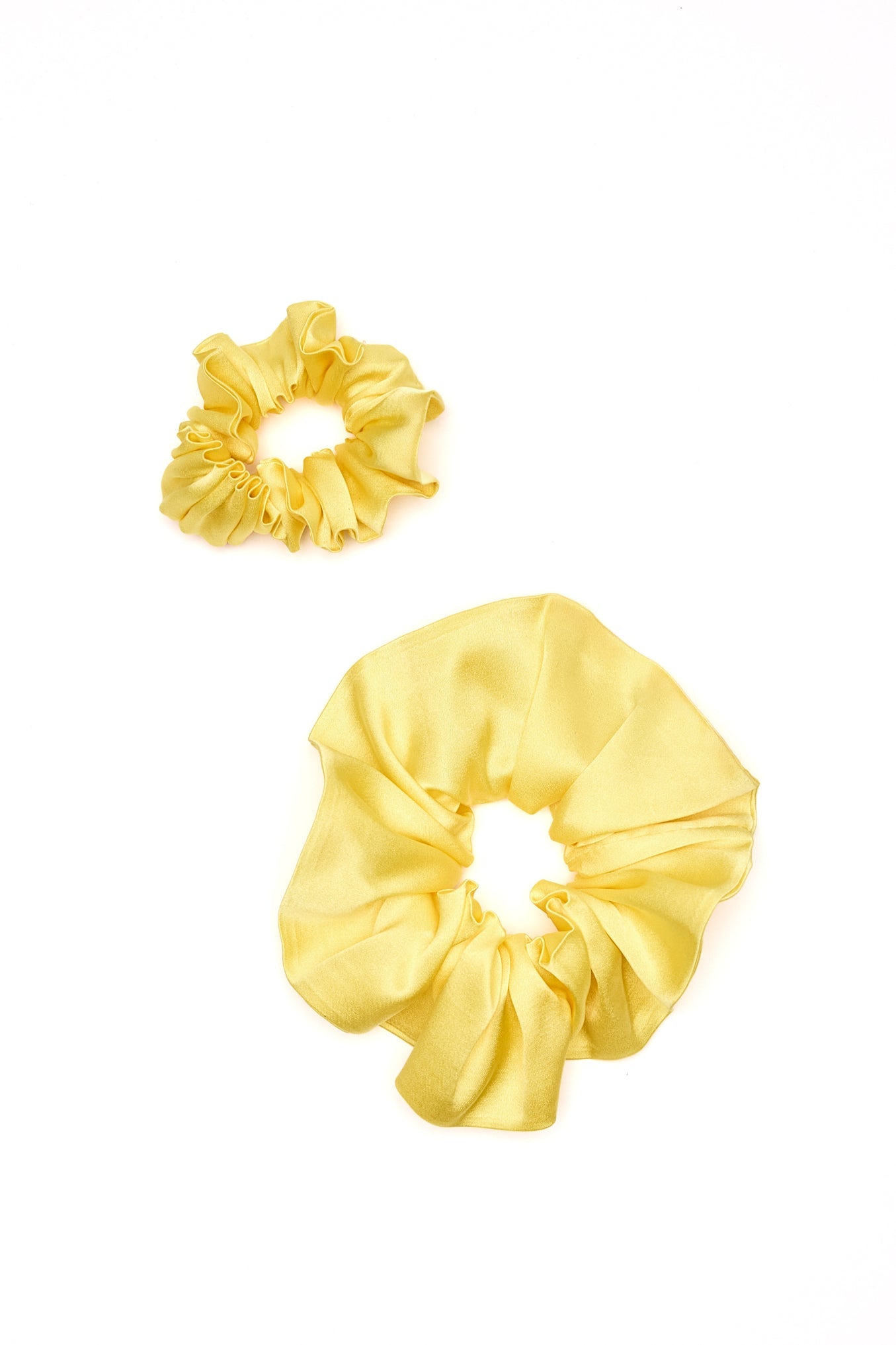 Mers Silk-Pure Silk Scrunchie Set-6-milagron.live