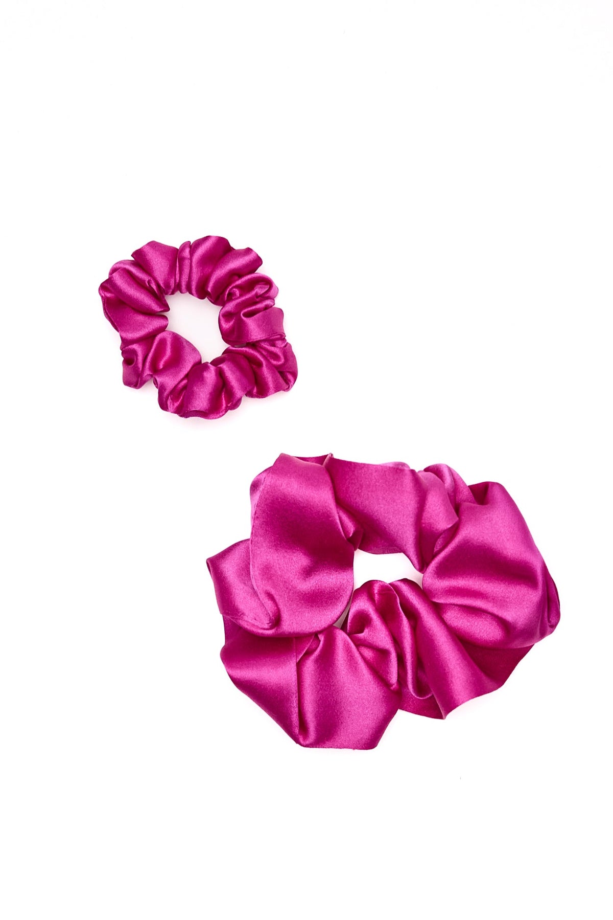 Mers Silk-Pure Silk Scrunchie Set-7-milagron.live