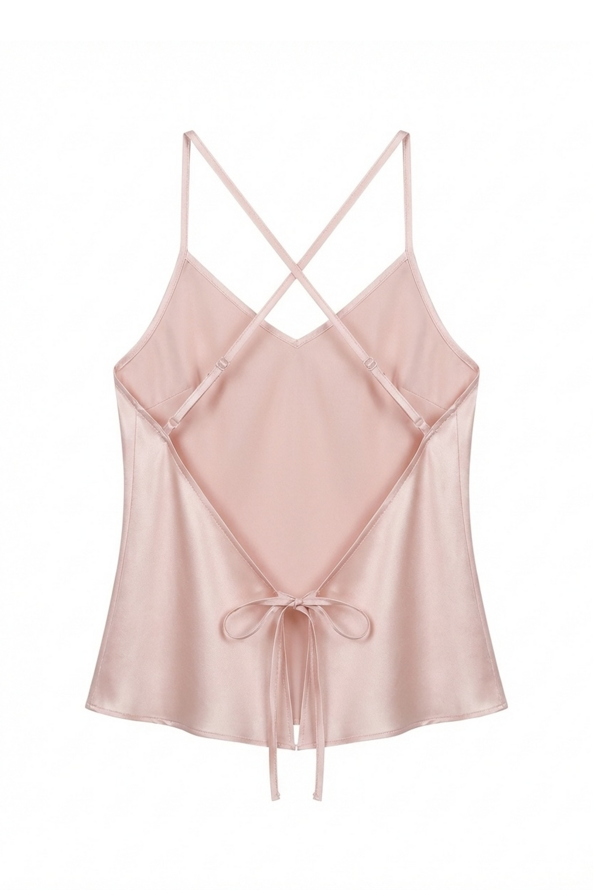 Selene Silk Top & Shorts Set Blush