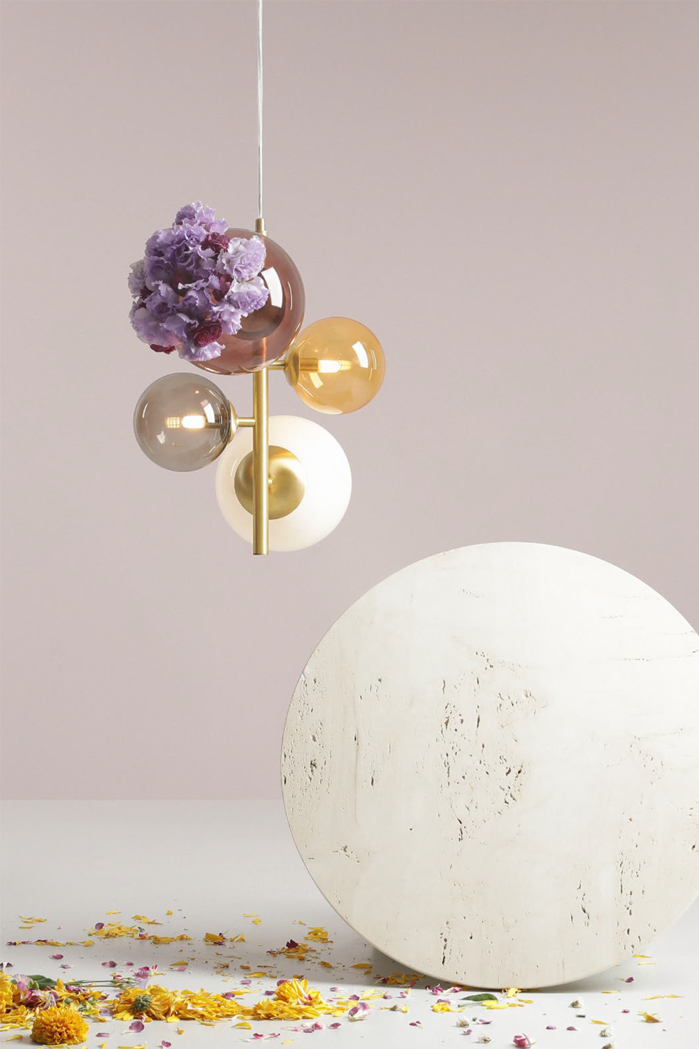 Metanoya Lighting-Floral Sarkıt - Multicolour-Avize-4-milagron.live