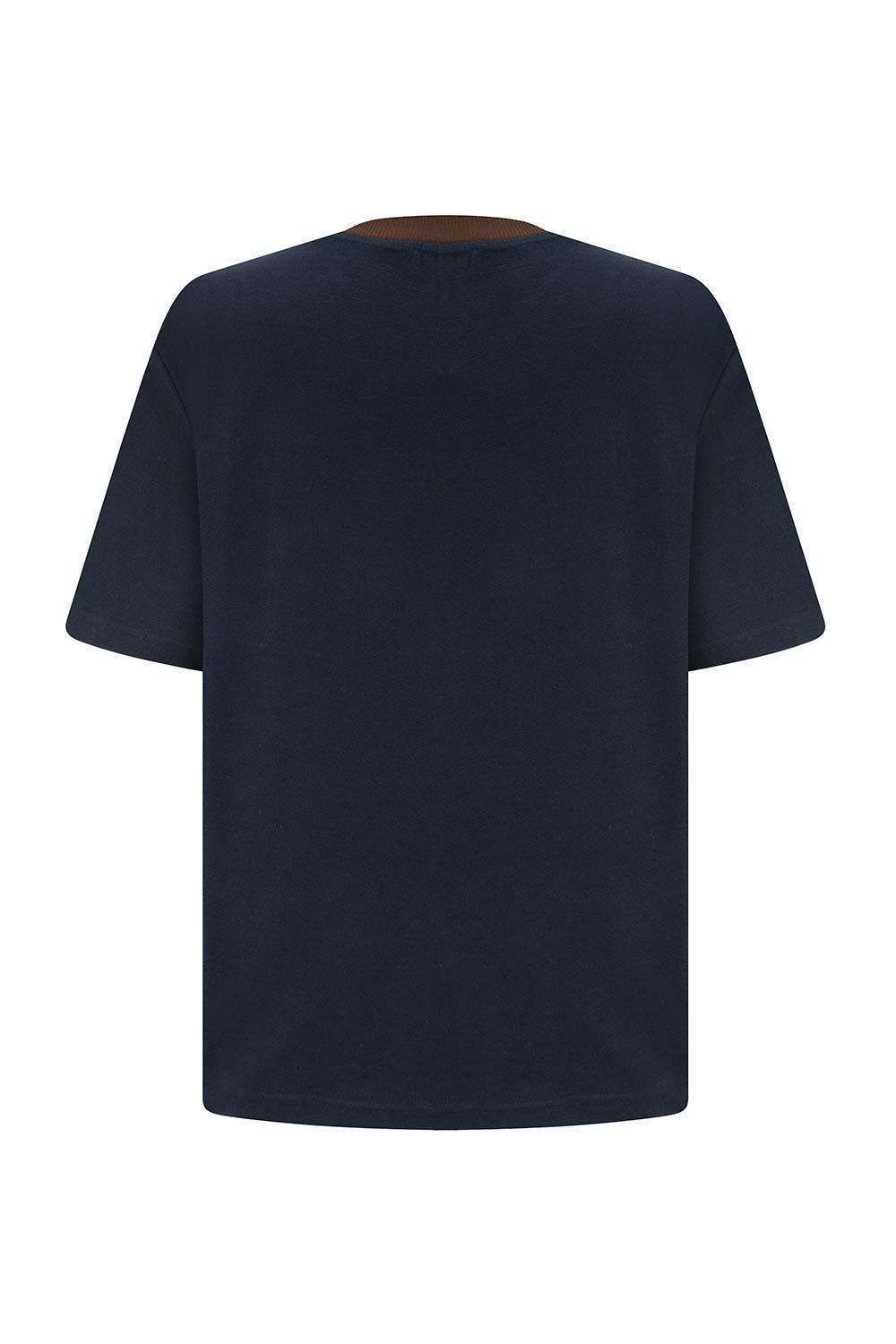 Midground-NITECALL -M038F Tshirt Blue-T-Shirts-2-milagron.live