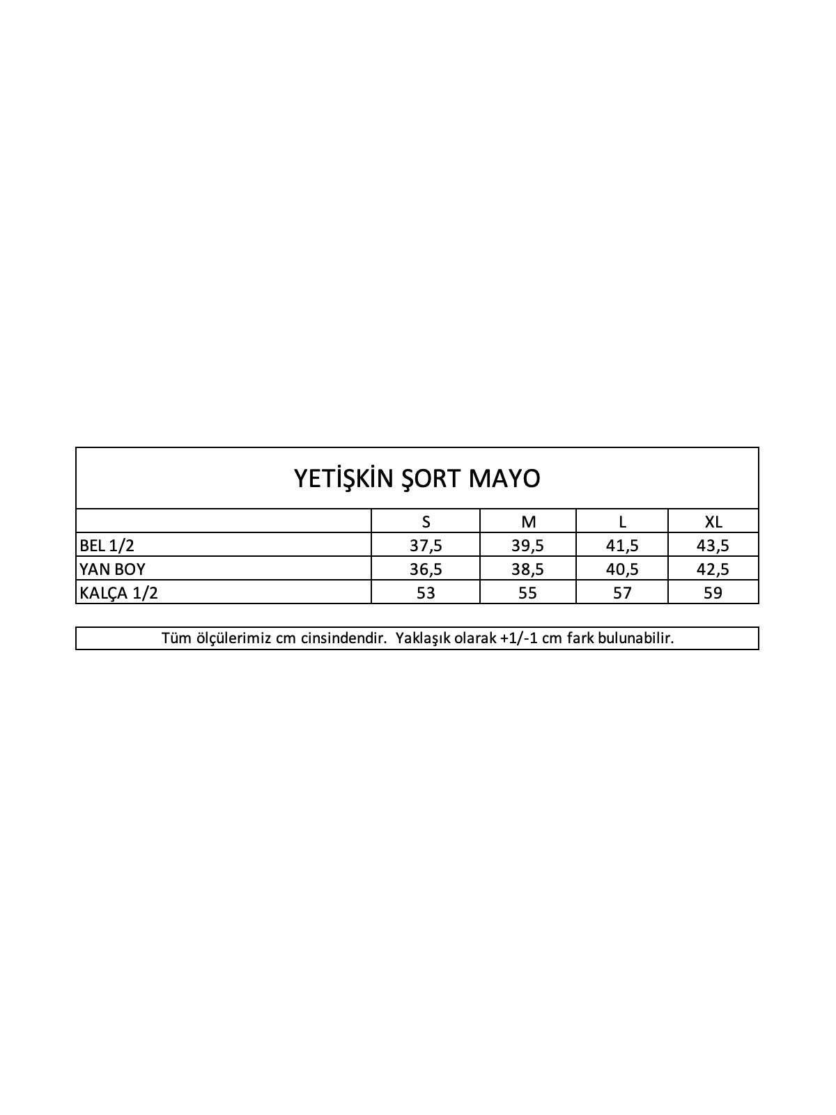 Uv Korumalı Yetişkin Şort Mayo