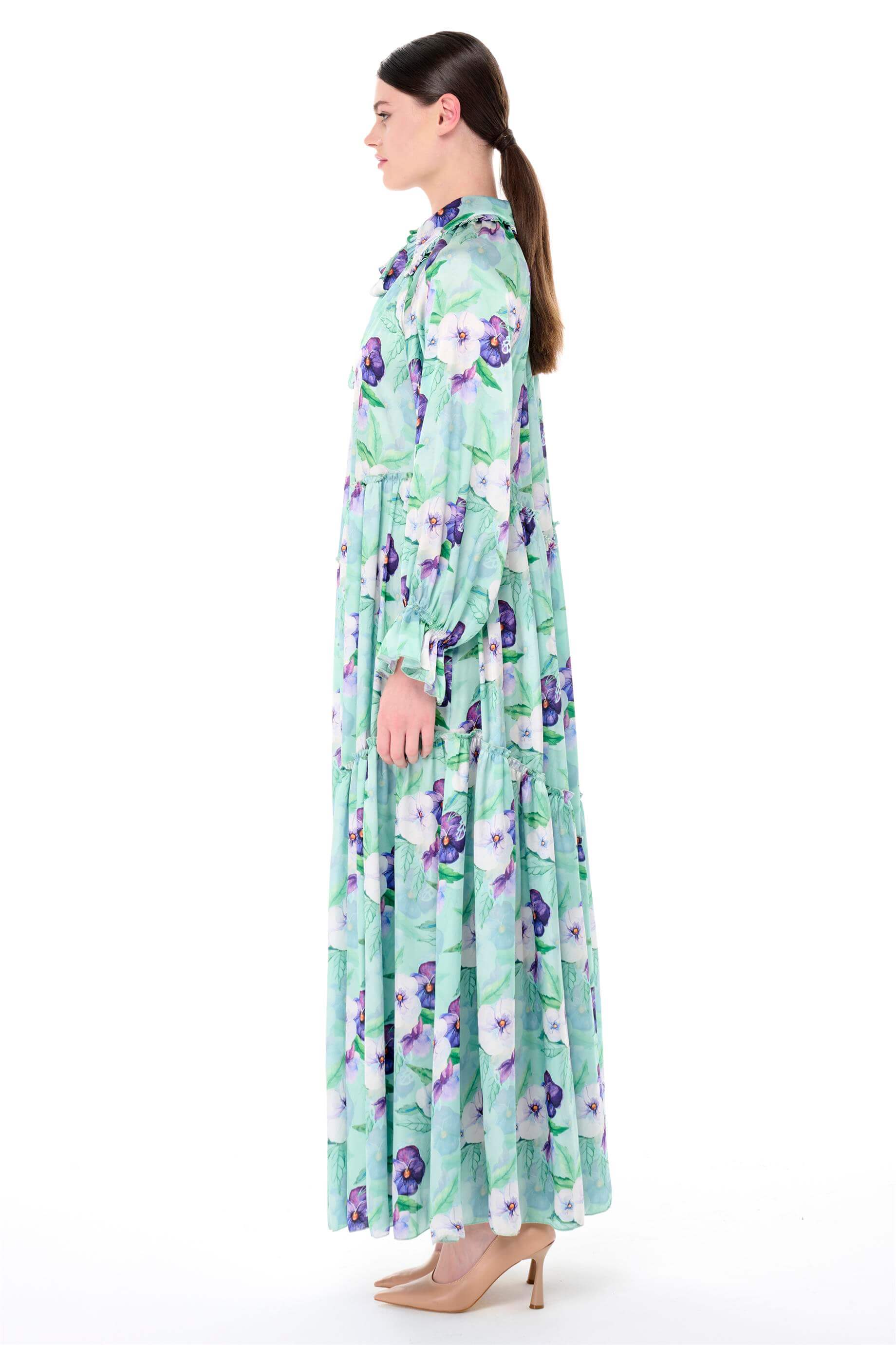 Bebe Yaka OversiZe ElbiSe Koyu Yeşil