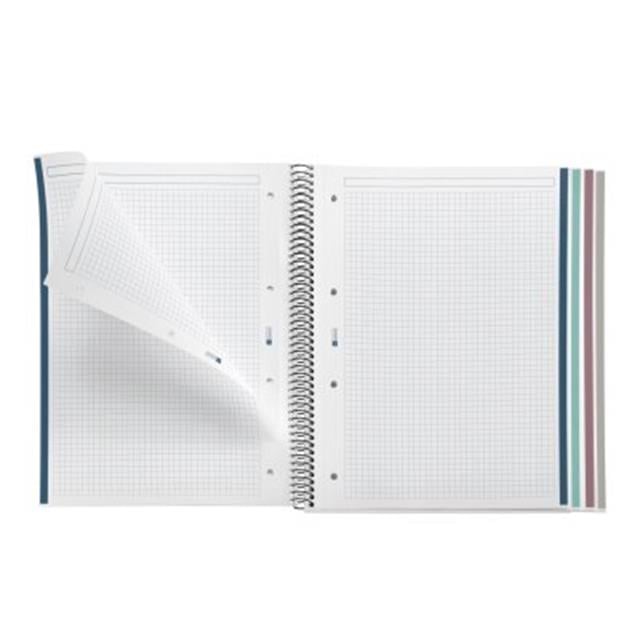 Miquelrius-Miquelrius A4 70gsm 100 Yaprak Telli Kareli Keep It Simple Defter-Defter-3-milagron.live