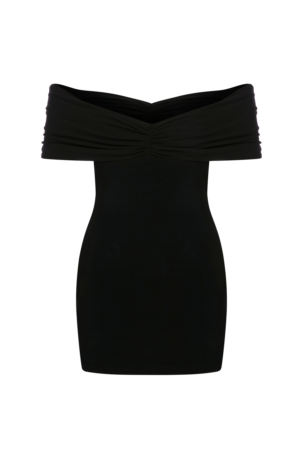 Alessa Black Mini Dress - 2