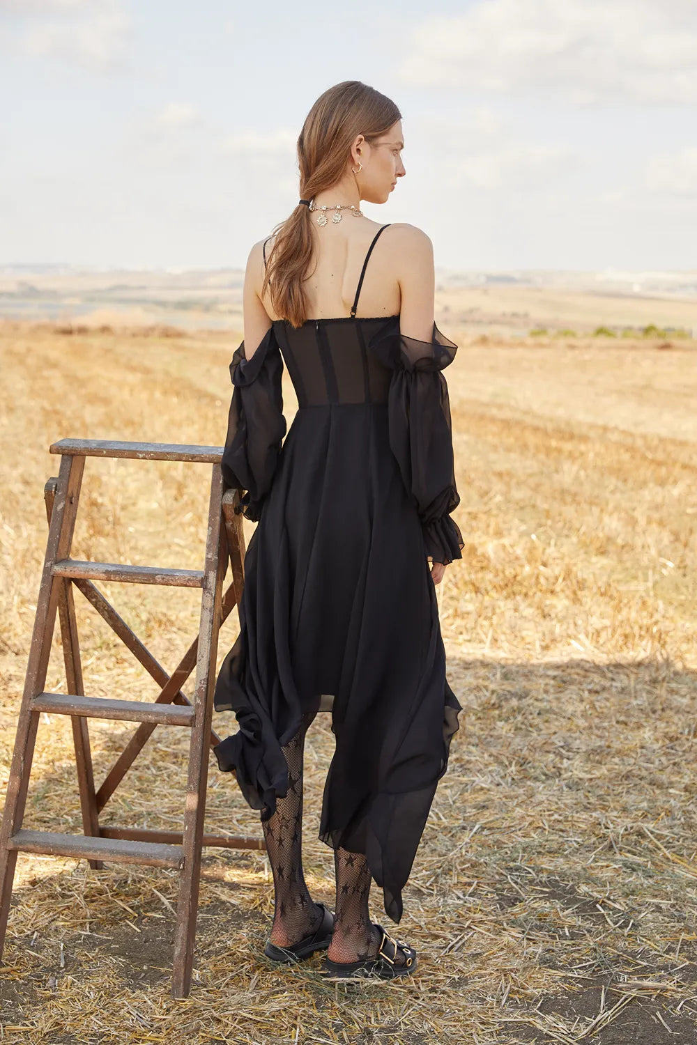 Artemis Black Dress - 1