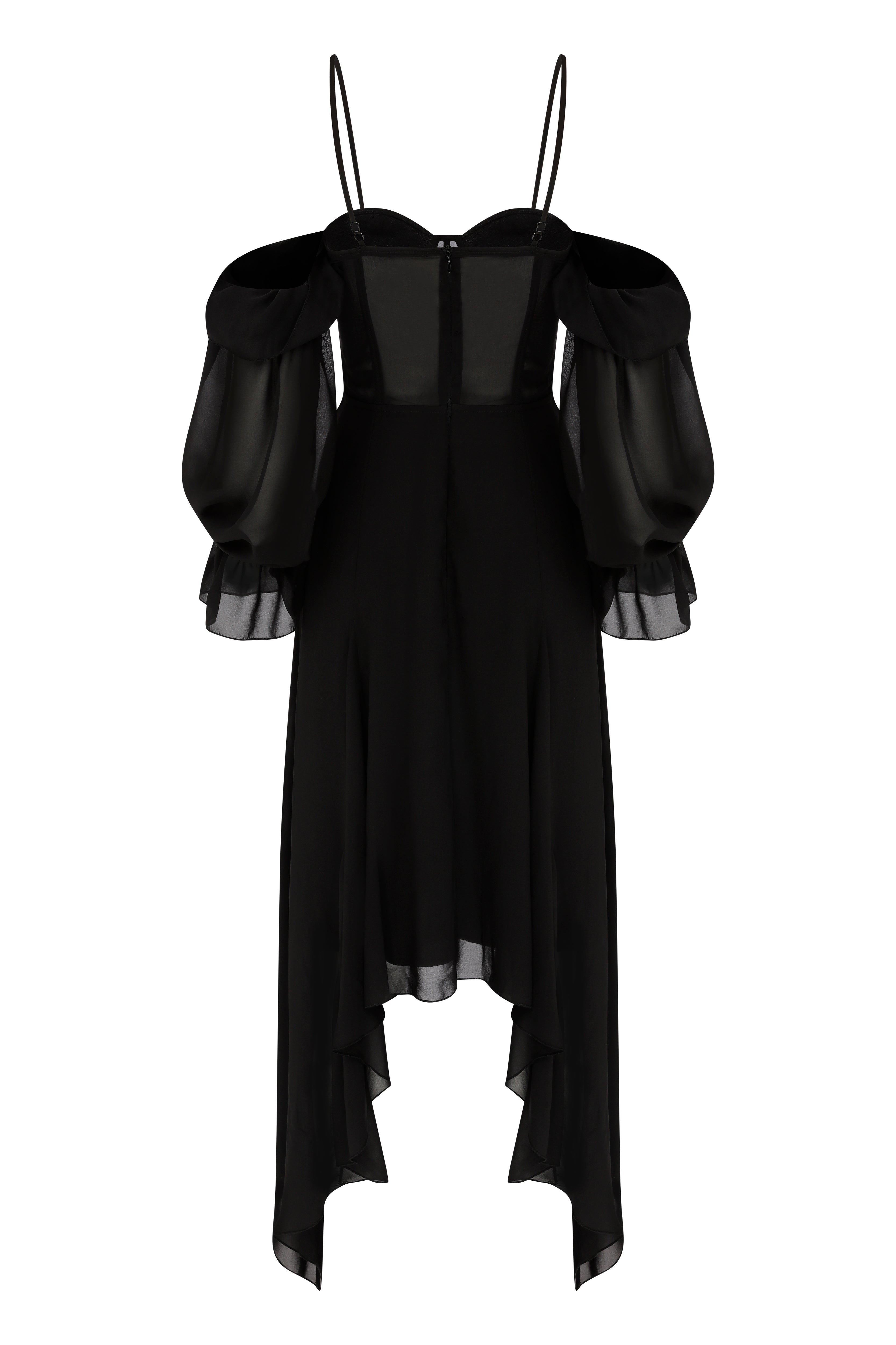 Artemis Black Dress - 3